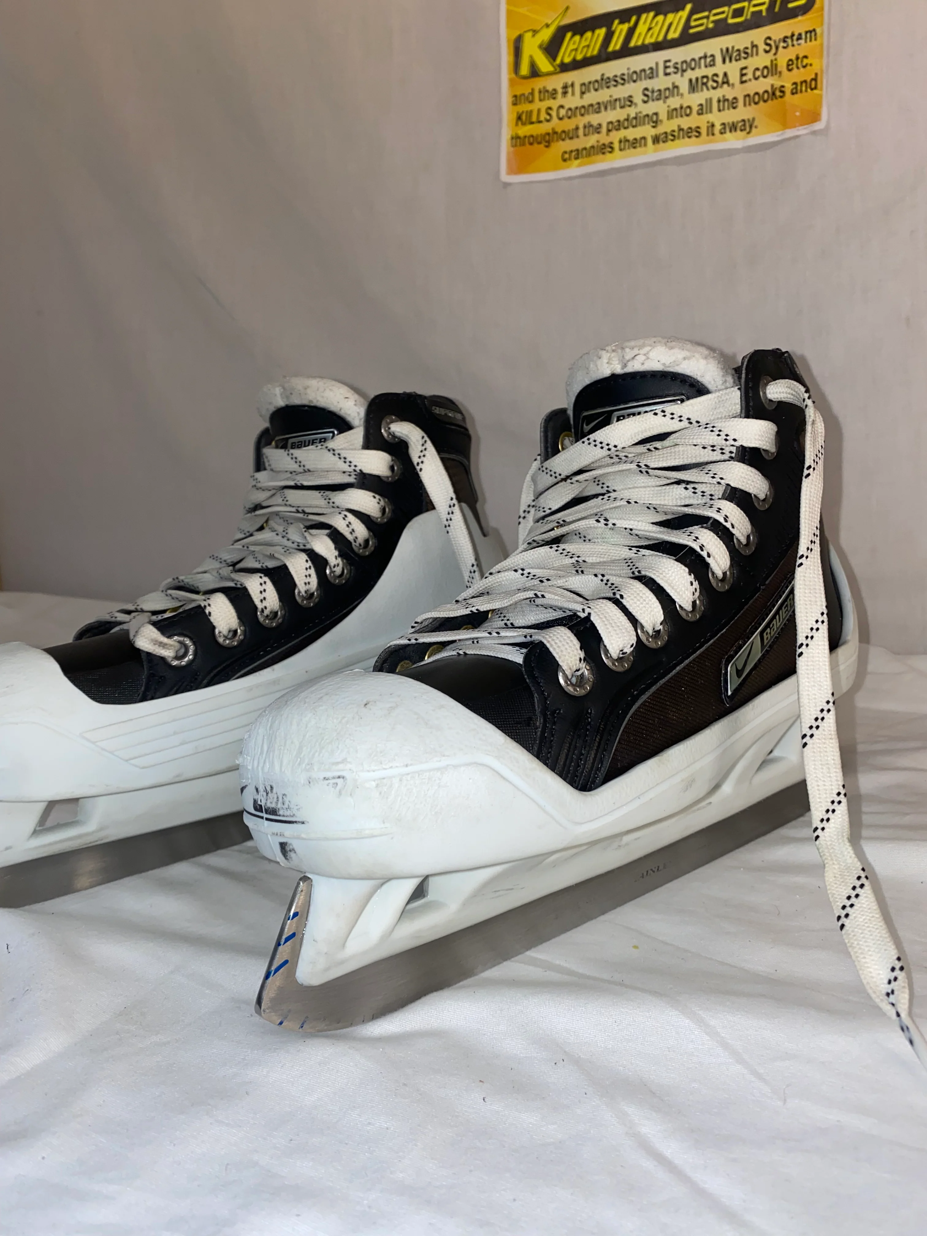 Used Nike Bauer Supreme One95 Size 4.5 D Ice Hockey Goalie Skates - Image 3