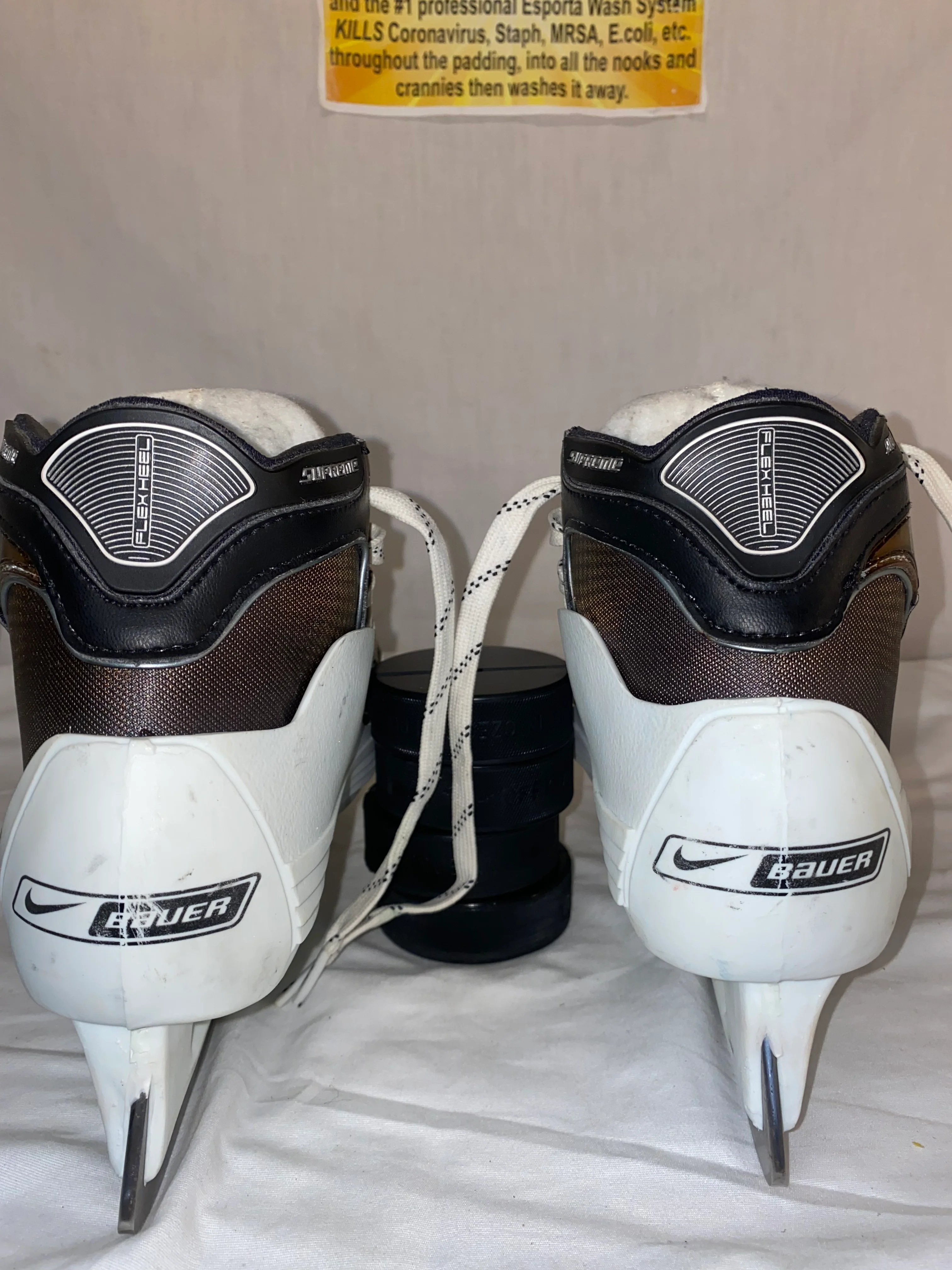 Used Nike Bauer Supreme One95 Size 4.5 D Ice Hockey Goalie Skates - Image 4