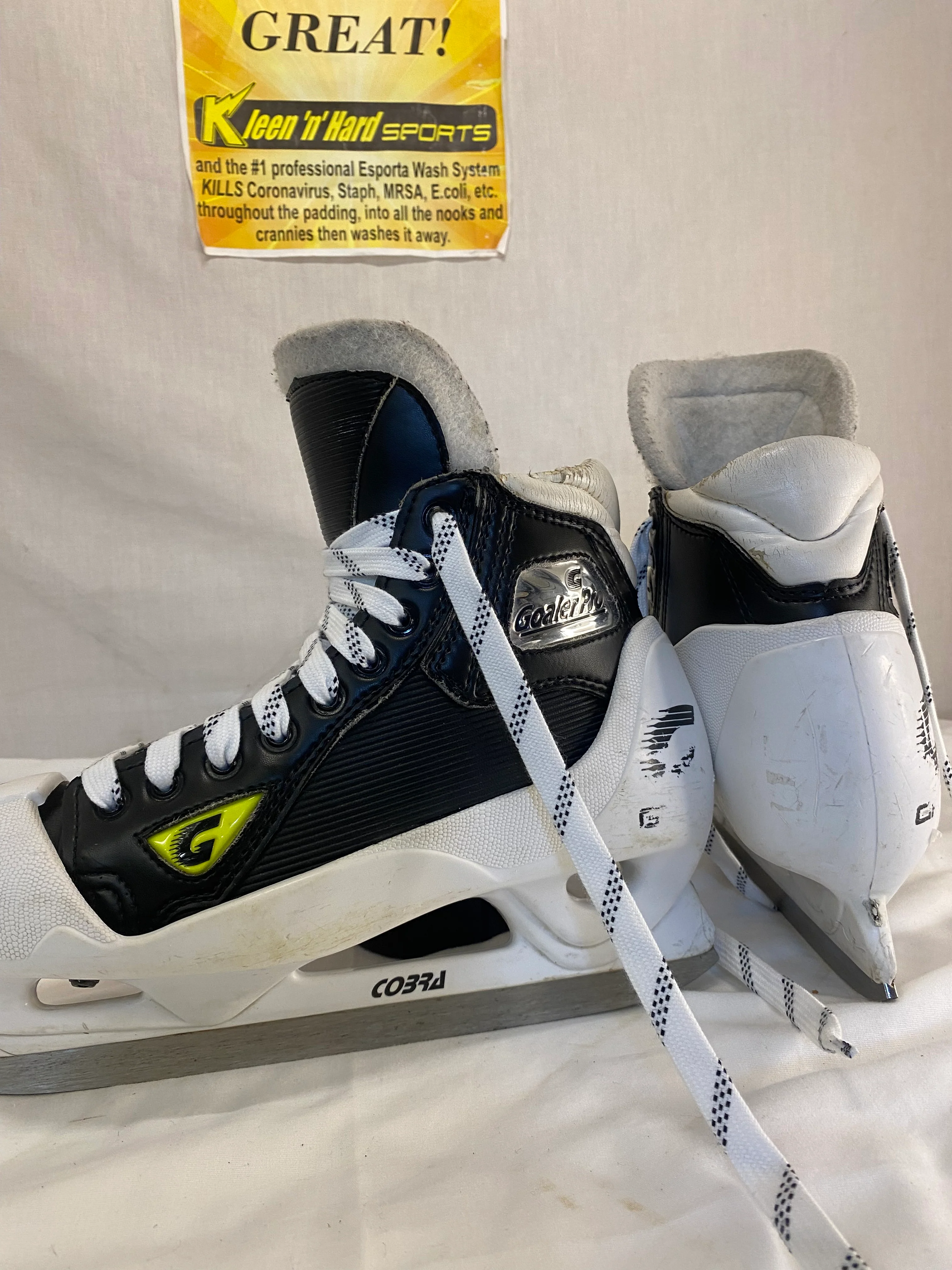 Used Graf Goaler Pro Size 5 R Ice Hockey Goalie Skates - Image 6