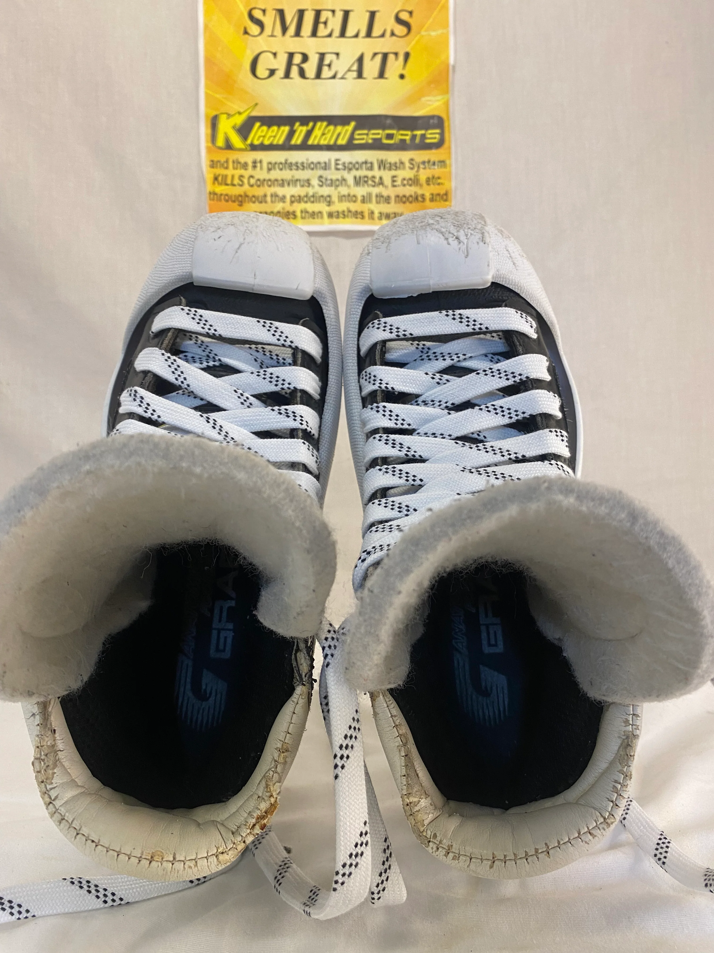 Used Graf Goaler Pro Size 5 R Ice Hockey Goalie Skates - Image 8
