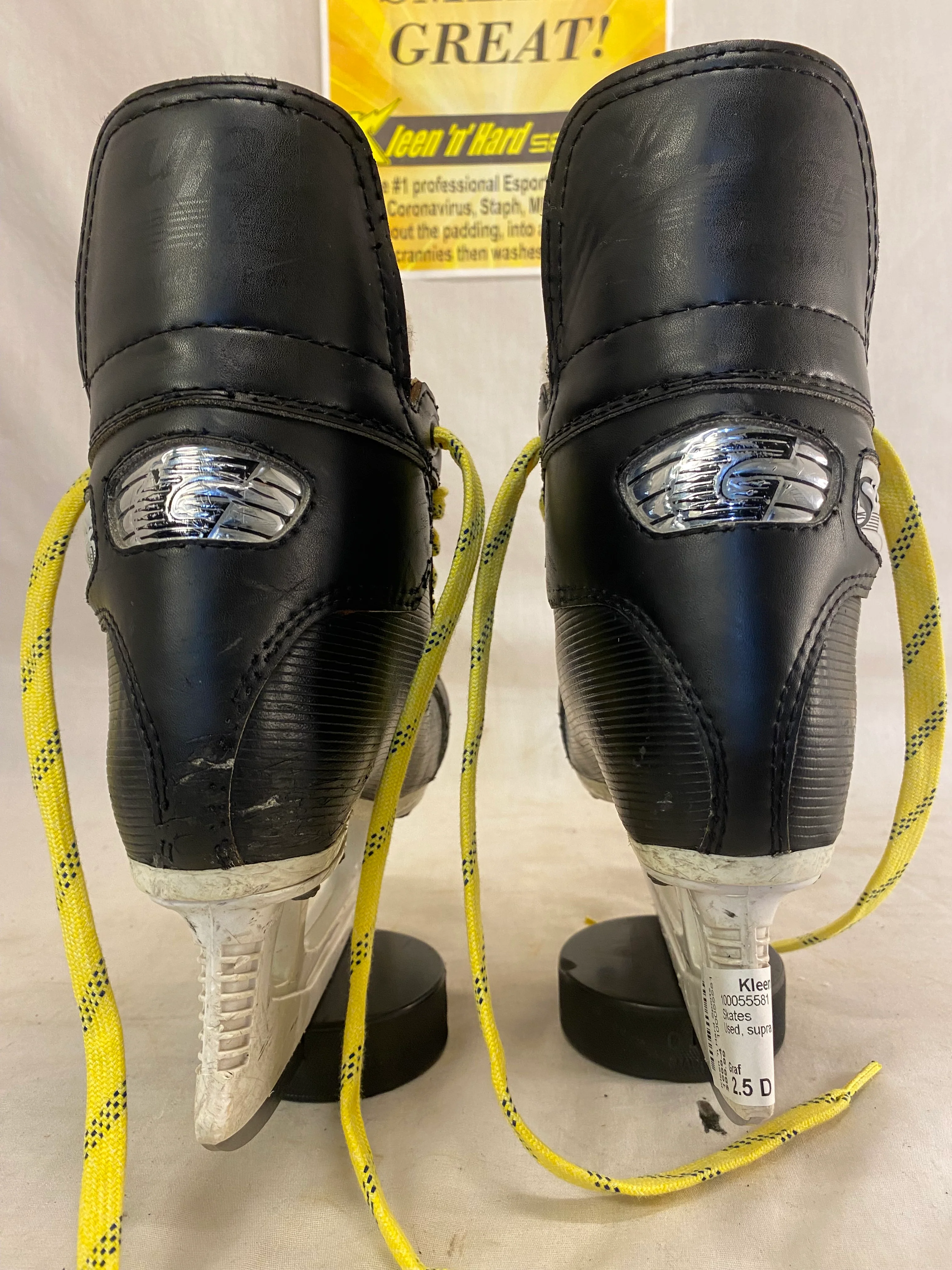 Used Graf supra 705 Size 2.5 D Ice Hockey Skates - Image 6