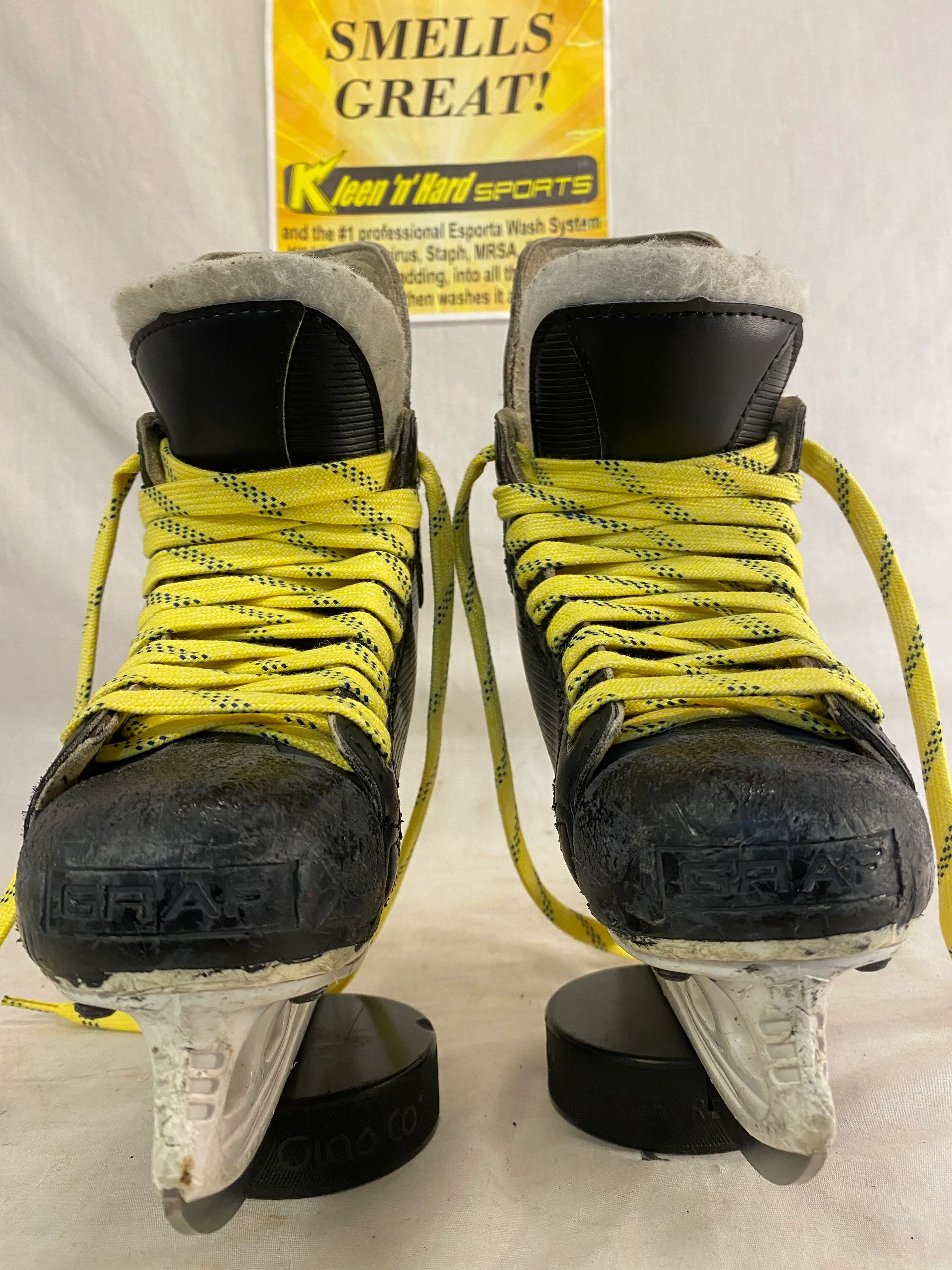 Used Graf supra 705 Size 2.5 D Ice Hockey Skates - Image 8