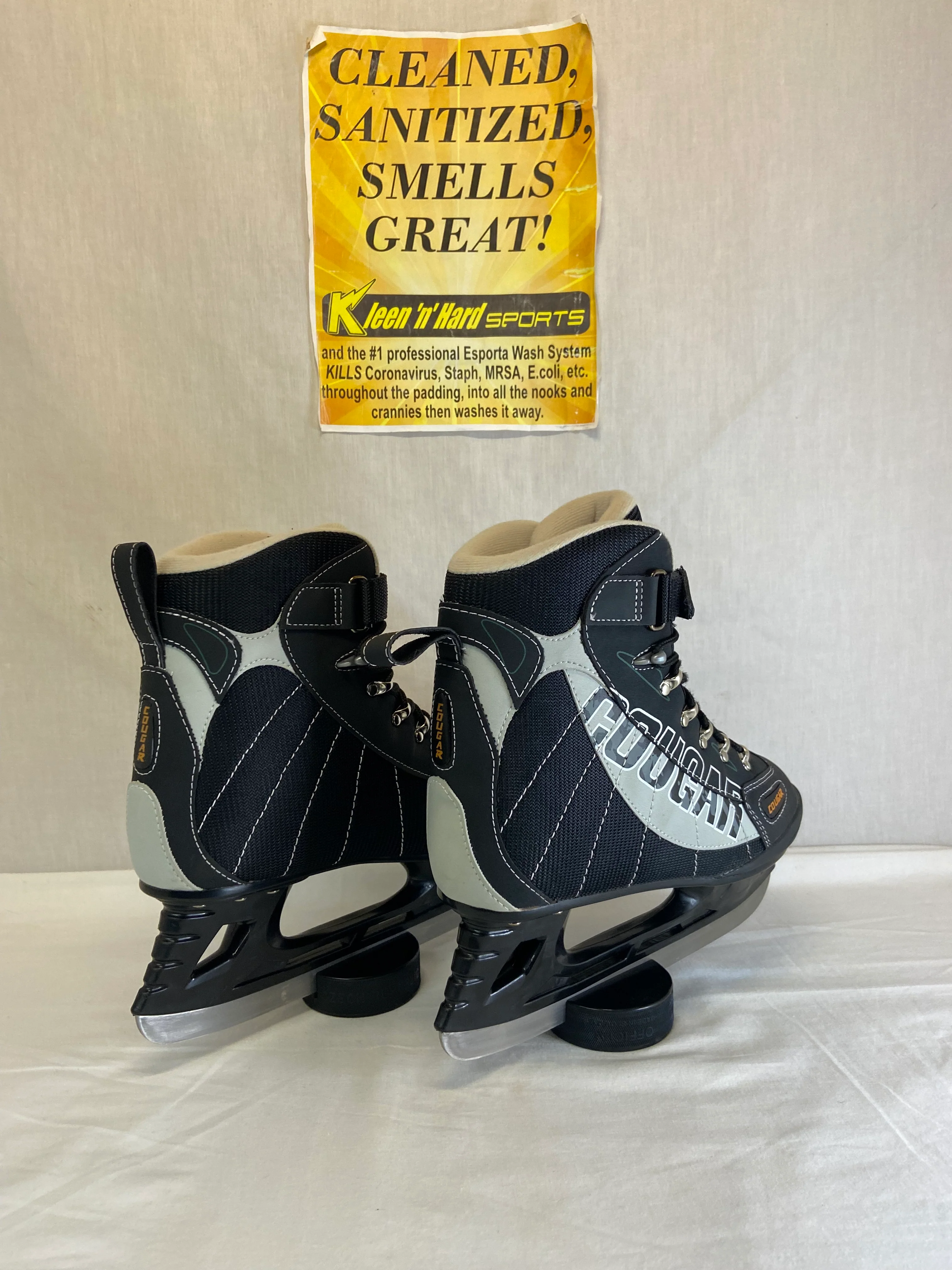 New American Cougar 558 Size 8 Pond Hockey Skates - Image 5