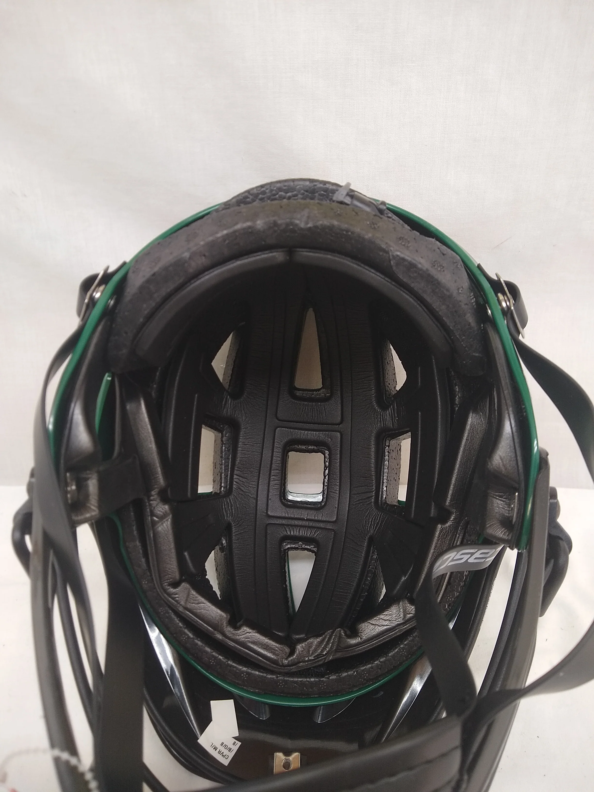 New Cascade CPV-R Size M/L Forest Green/Black Mens Lacrosse Helmet - Image 5