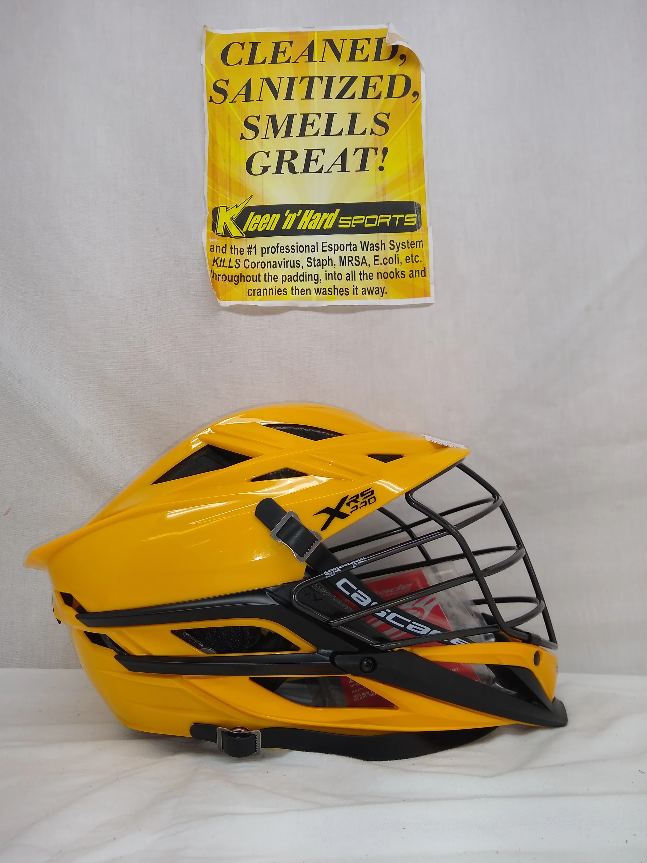 New Cascade XRS Pro (Std. Chin Strap) Size OSFM Baypath Gold/black Mens Helmet - Image 4