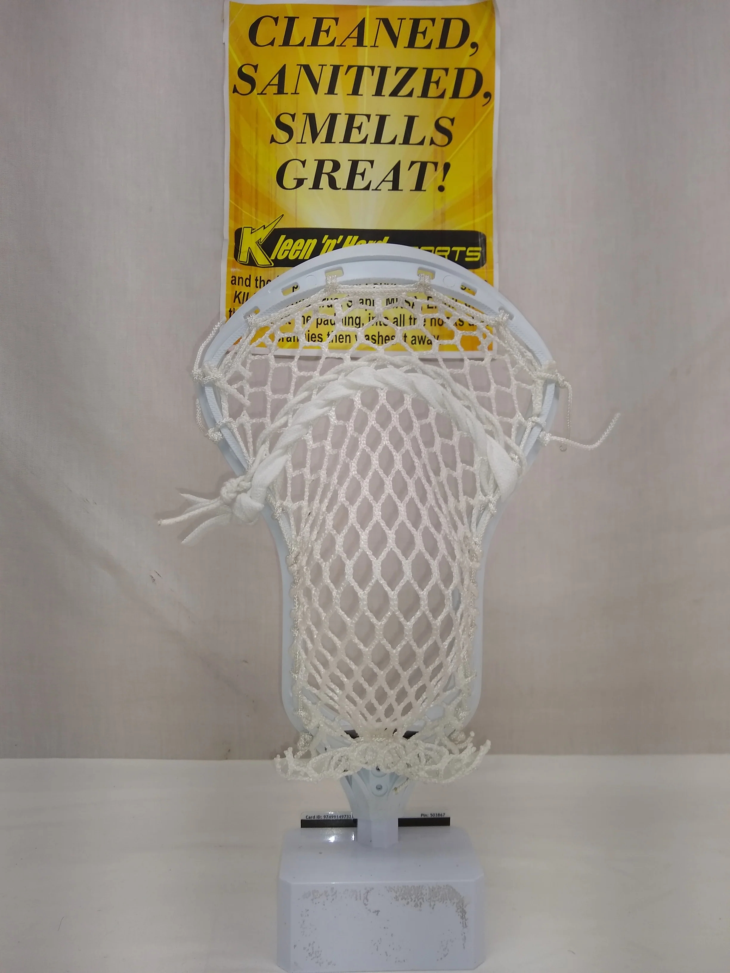 New ECD Rebel Strung Mens All White Lax Position Attack & Mid Lacrosse Head - Image 3
