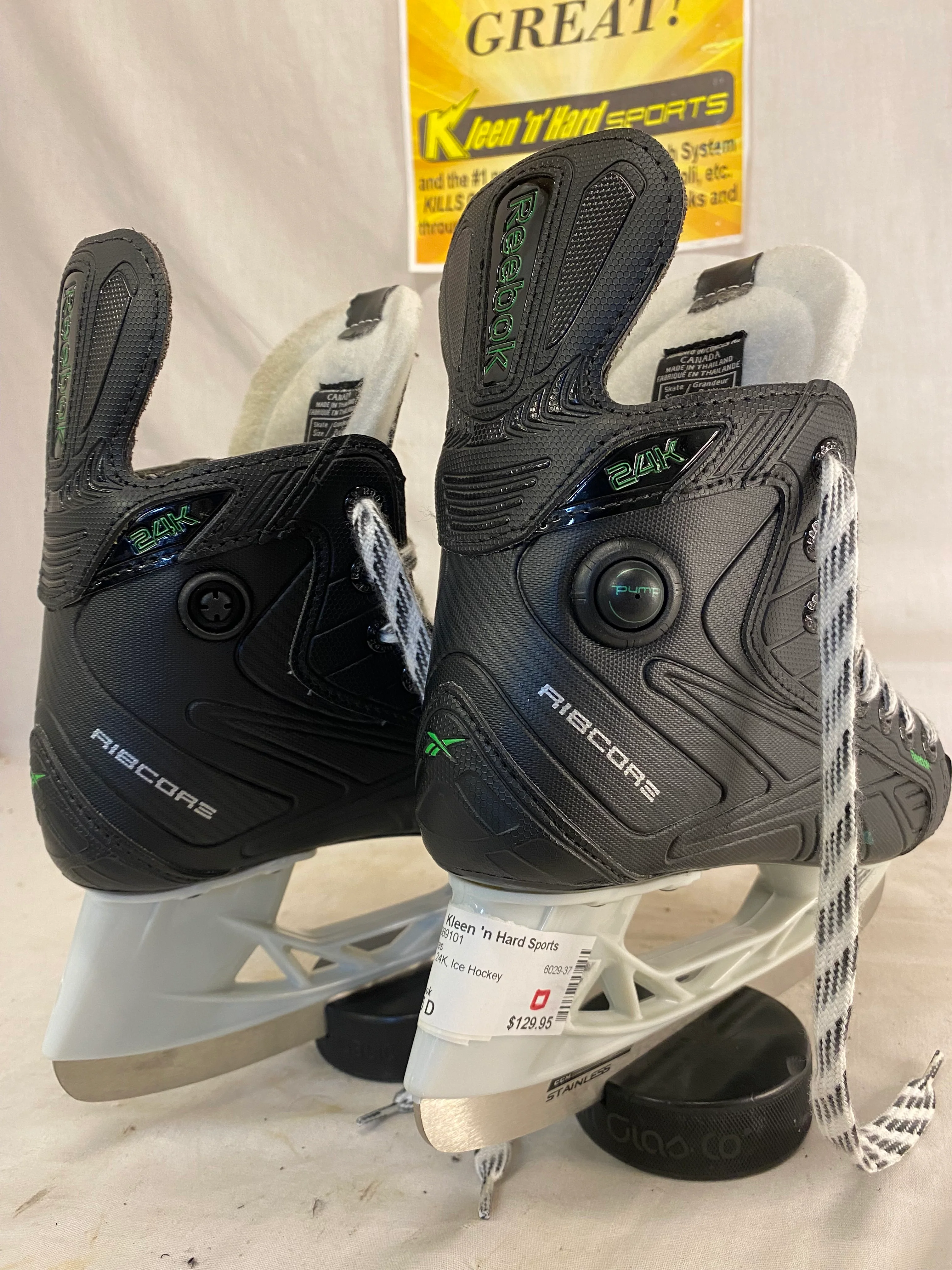 New Reebok 24K Size 1.5 D Ice Hockey Skates - Image 3