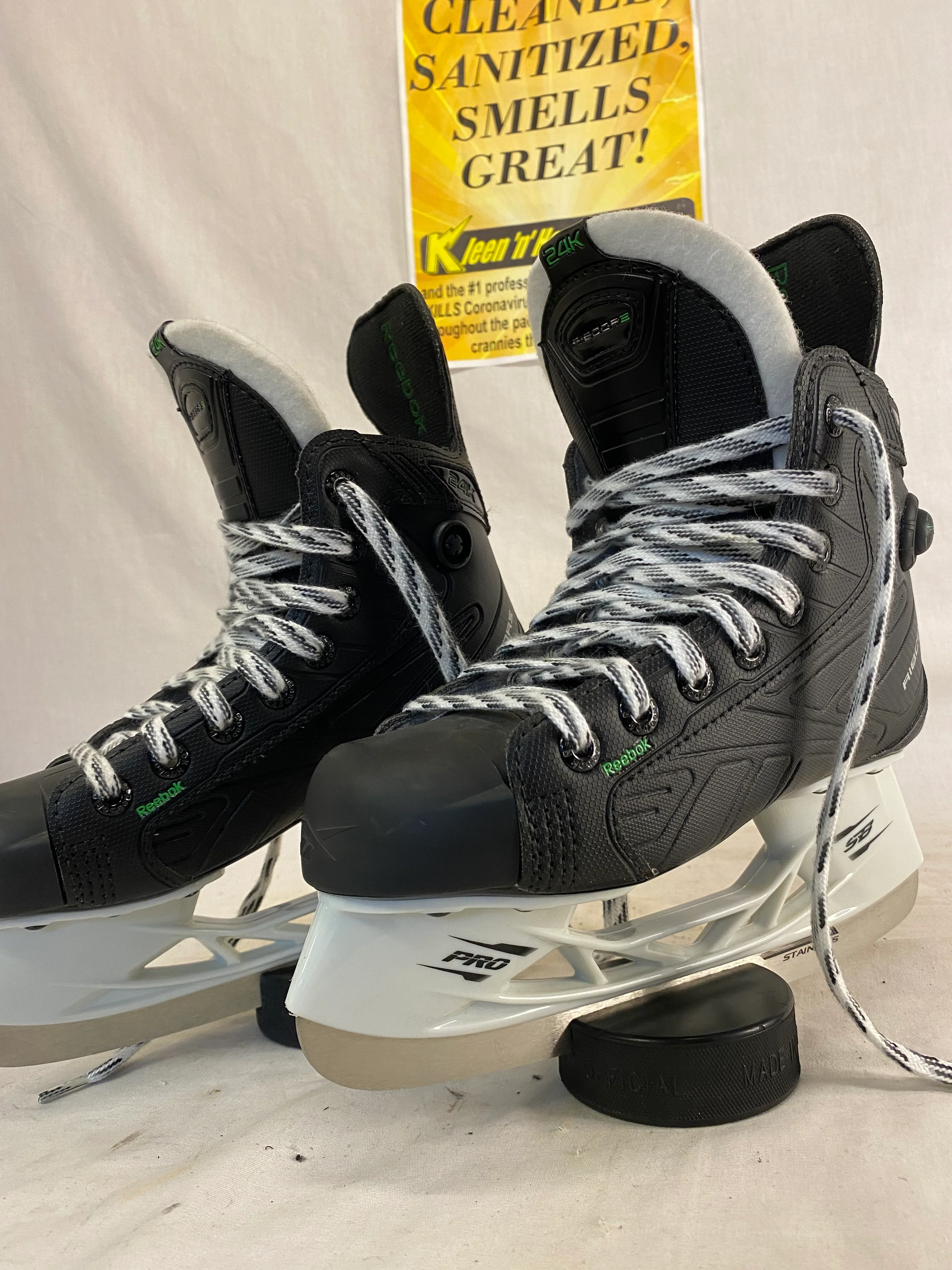 New Reebok 24K Size 1.5 D Ice Hockey Skates - Image 7