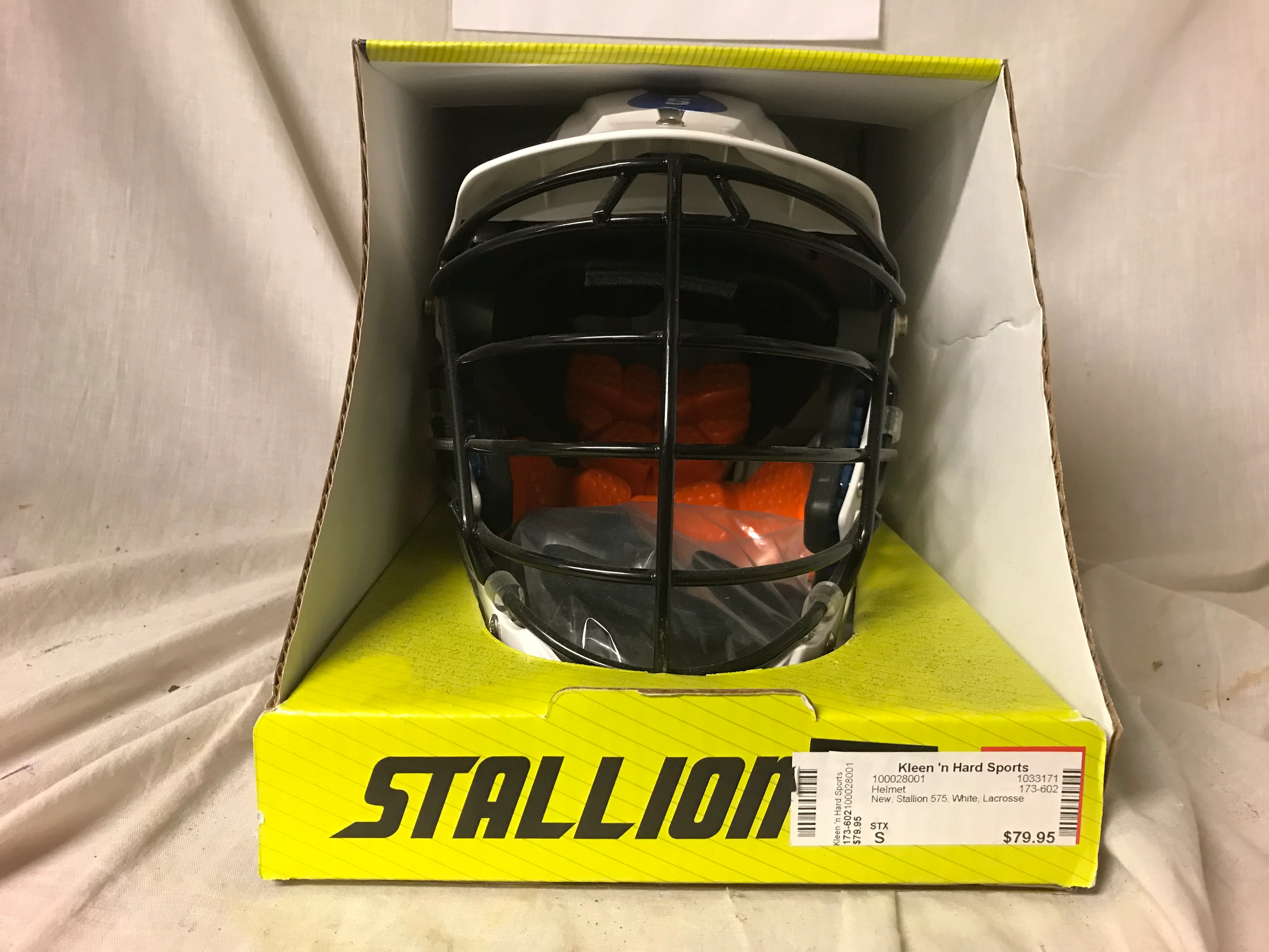 New STX Stallion 575 Size S Black Mens Lacrosse Helmet - Image 4