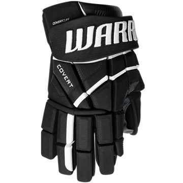 New Warrior Covert QR6 Size 12" Black Ice Hockey Gloves