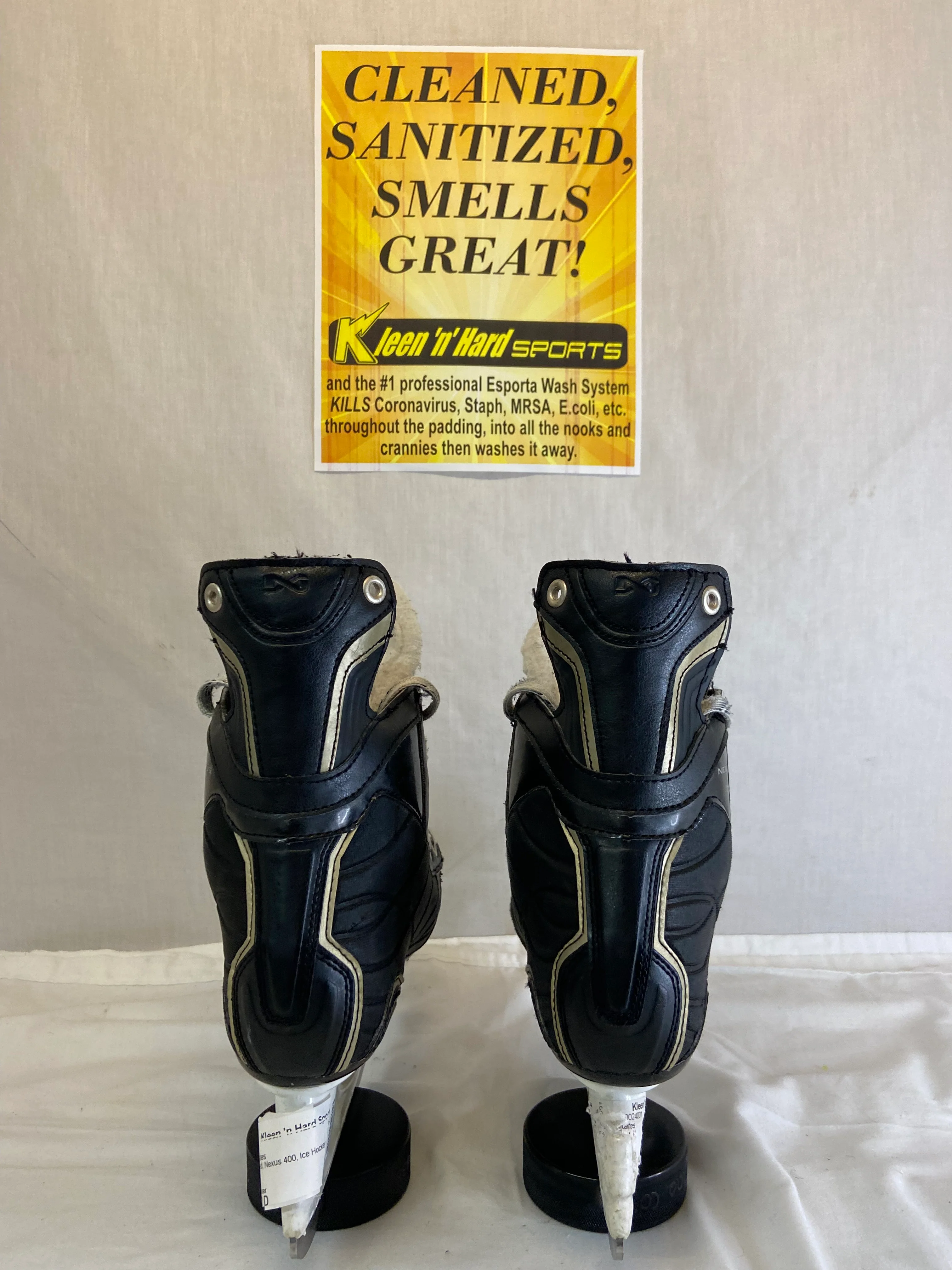 Used Bauer Nexus 400 Size 3 D Ice Hockey Skates