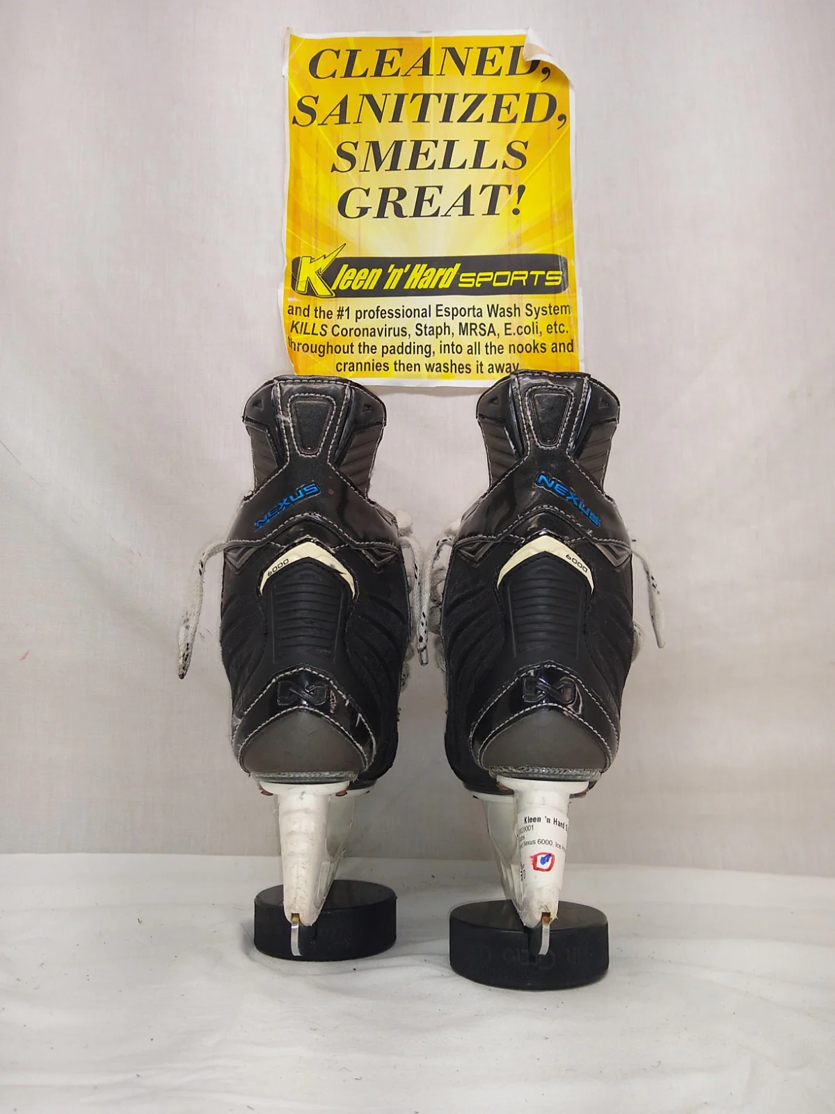 Used Bauer Nexus 6000 Size 1 D Ice Hockey Skates - Image 3