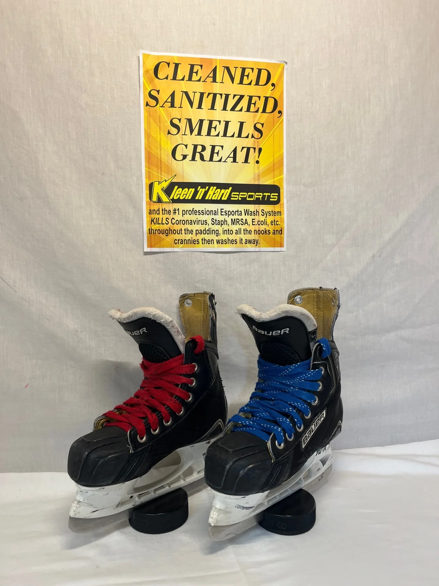 Used Bauer Nexus 800 Size 1 D Ice Hockey Skates - Image 4