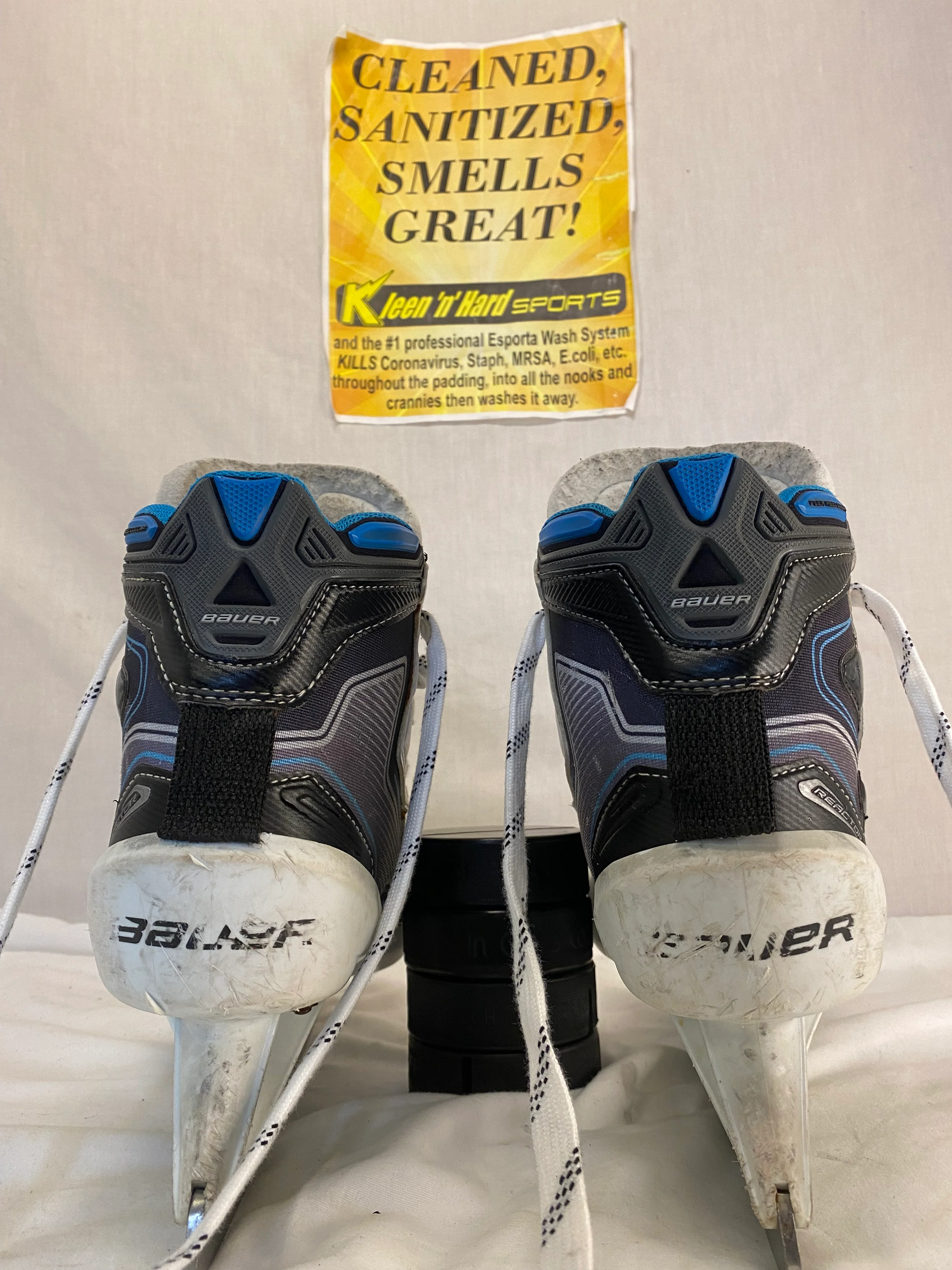 Used Bauer Reactor 7000 Size 5 EE Ice Hockey Goalie Skates - Image 4