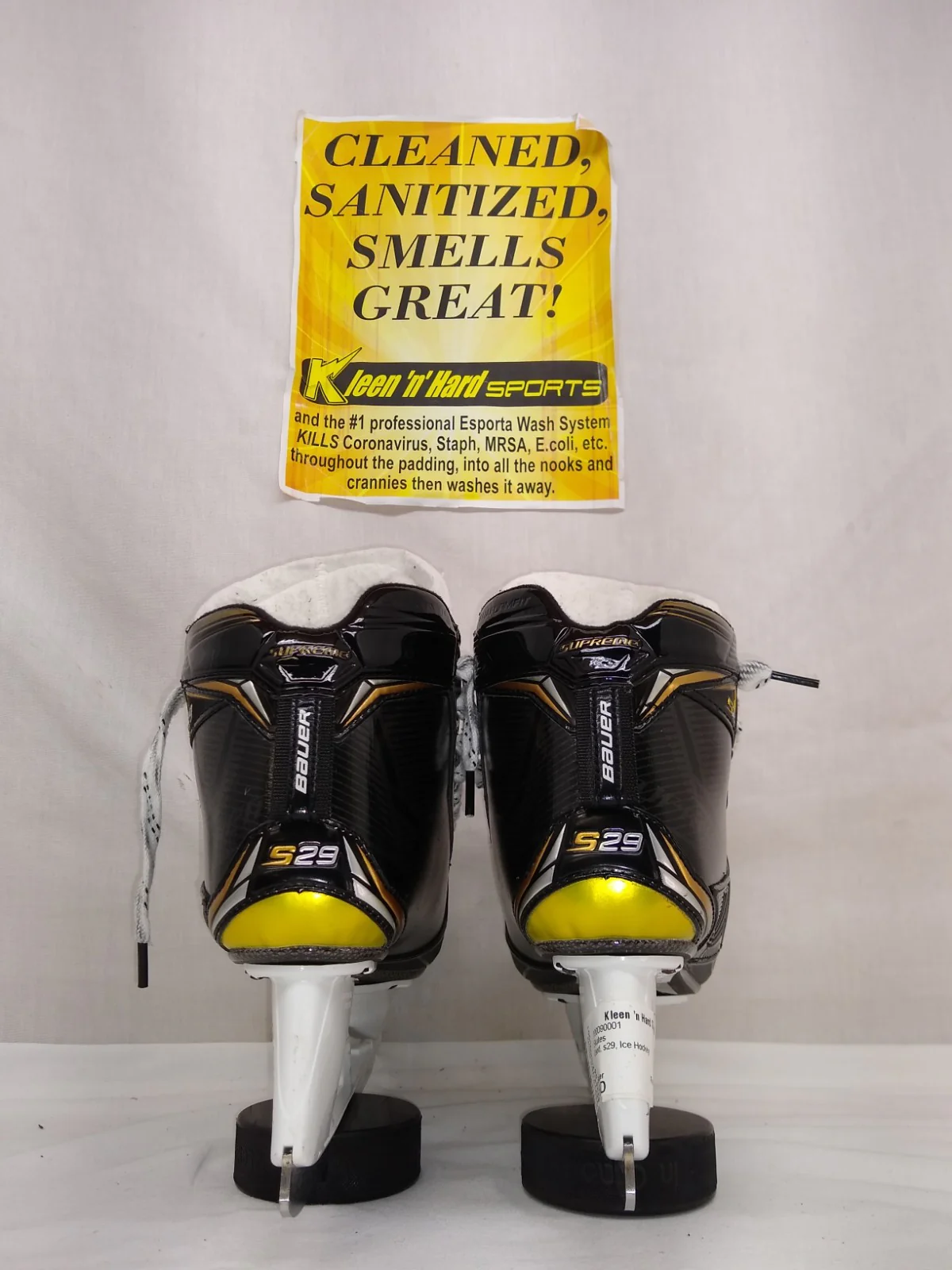 Used Bauer Supreme S29 Size 6 D Ice Hockey Goalie Skates - Image 4