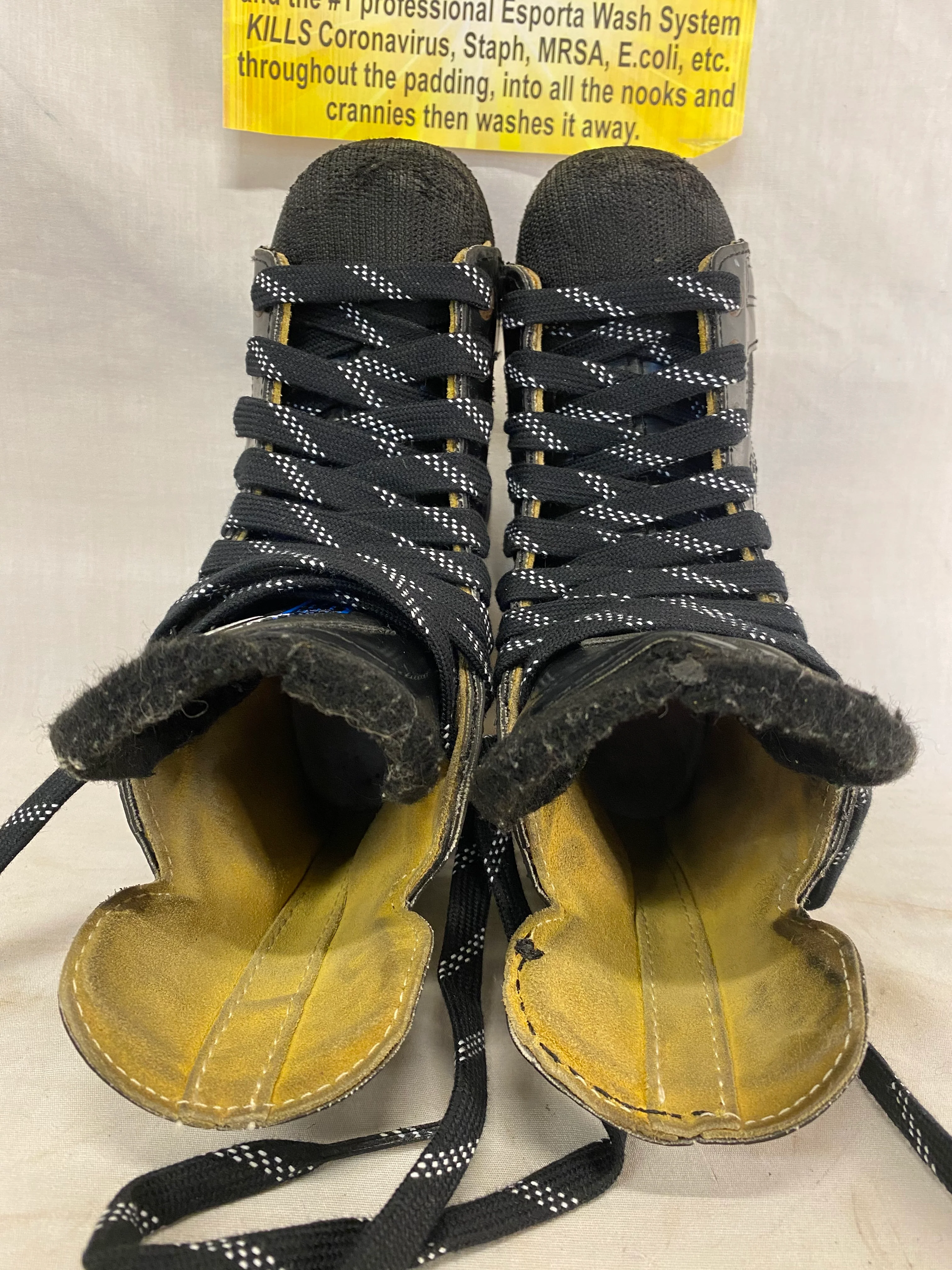 Used Bauer Supreme 90 Size 3 D Ice Hockey Skates - Image 2