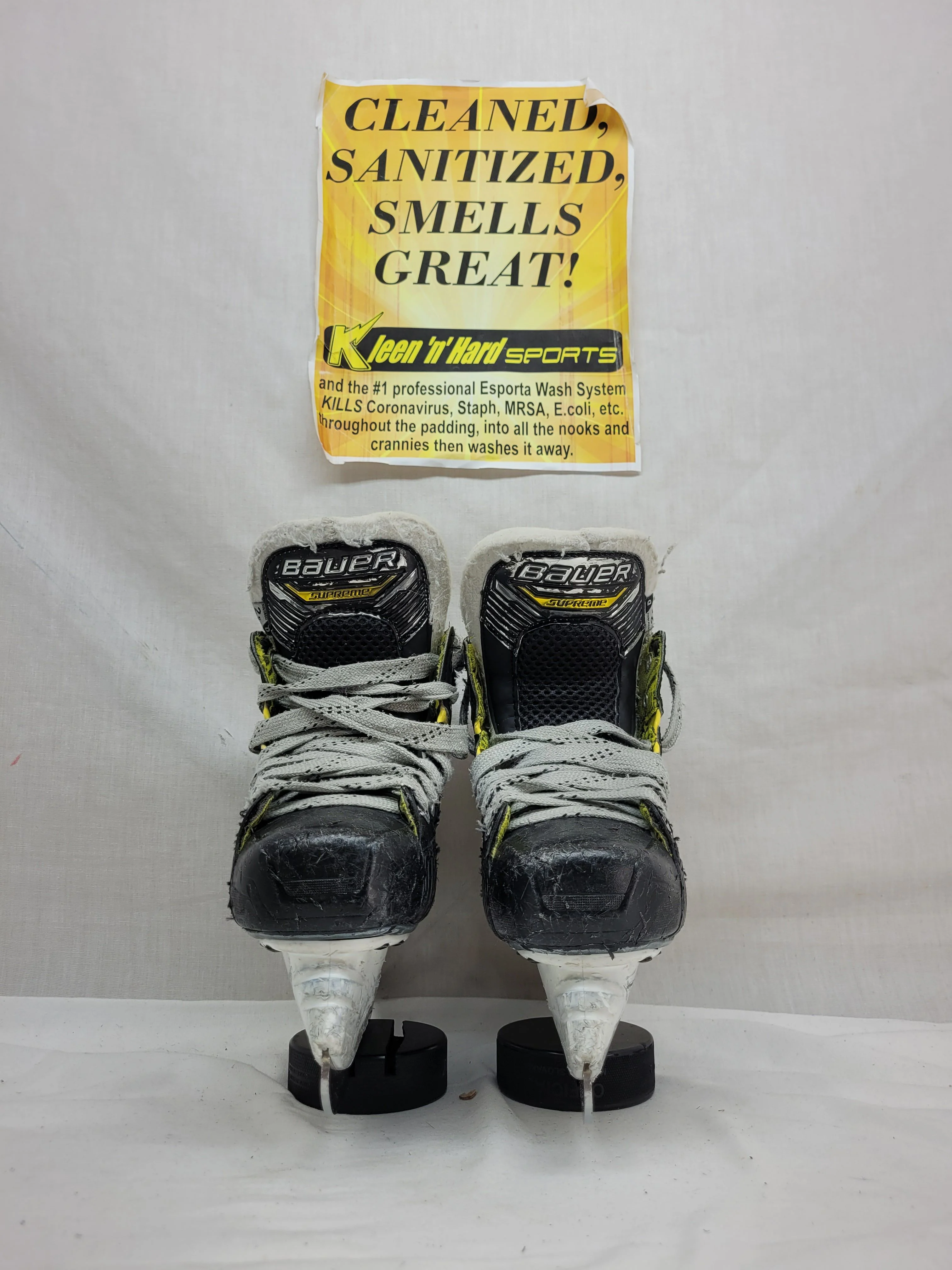Used Bauer Supreme M4 Size 2.5 D Ice Hockey Skates - Image 5