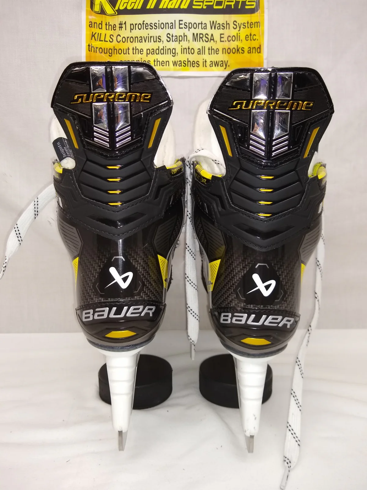 Used Bauer Supreme M4 Size 3 D Ice Hockey Skates - Image 3