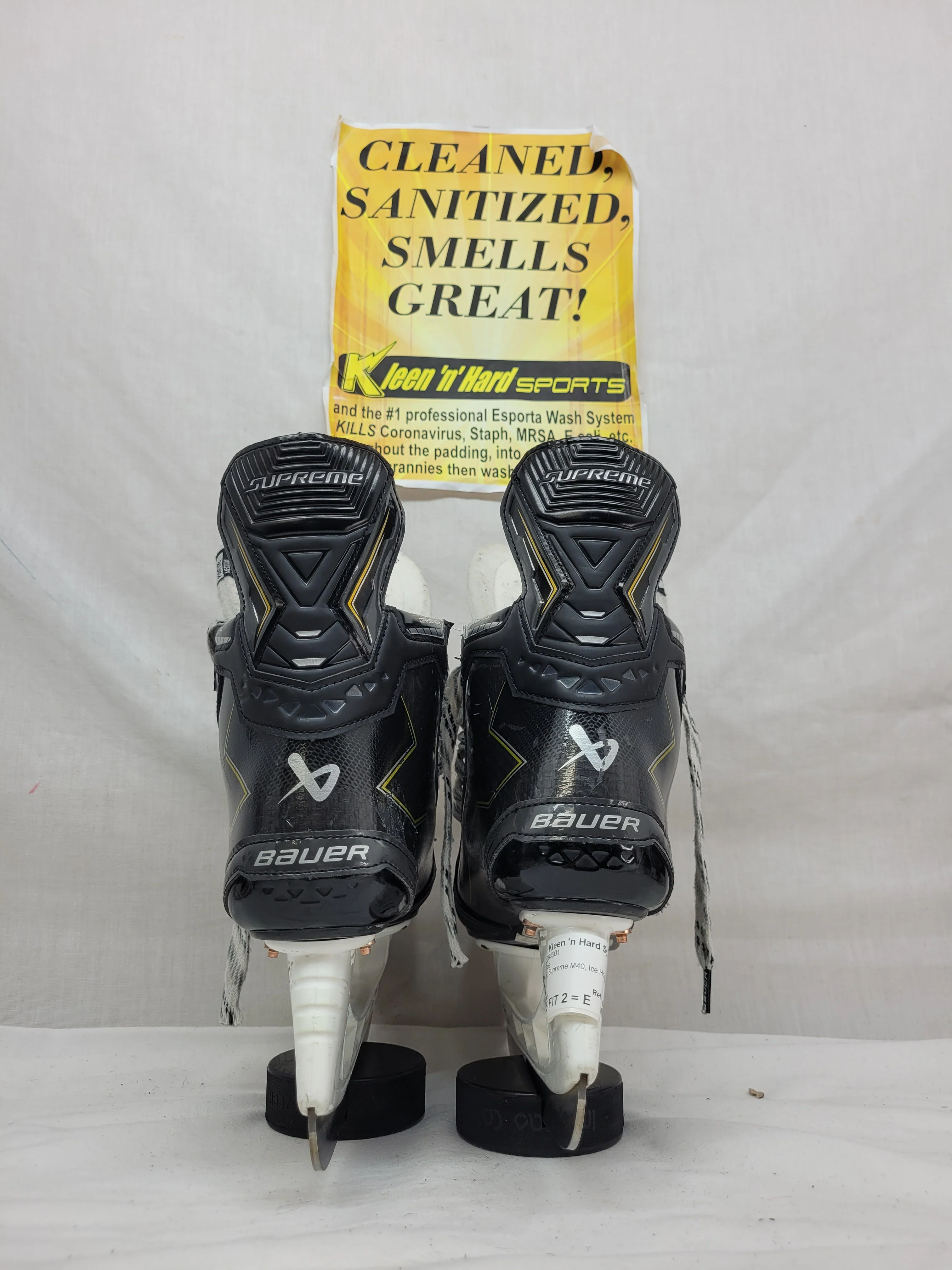 Used Bauer Supreme M40 Size 4.5 FIT 2 = E Ice Hockey Skates - Image 2