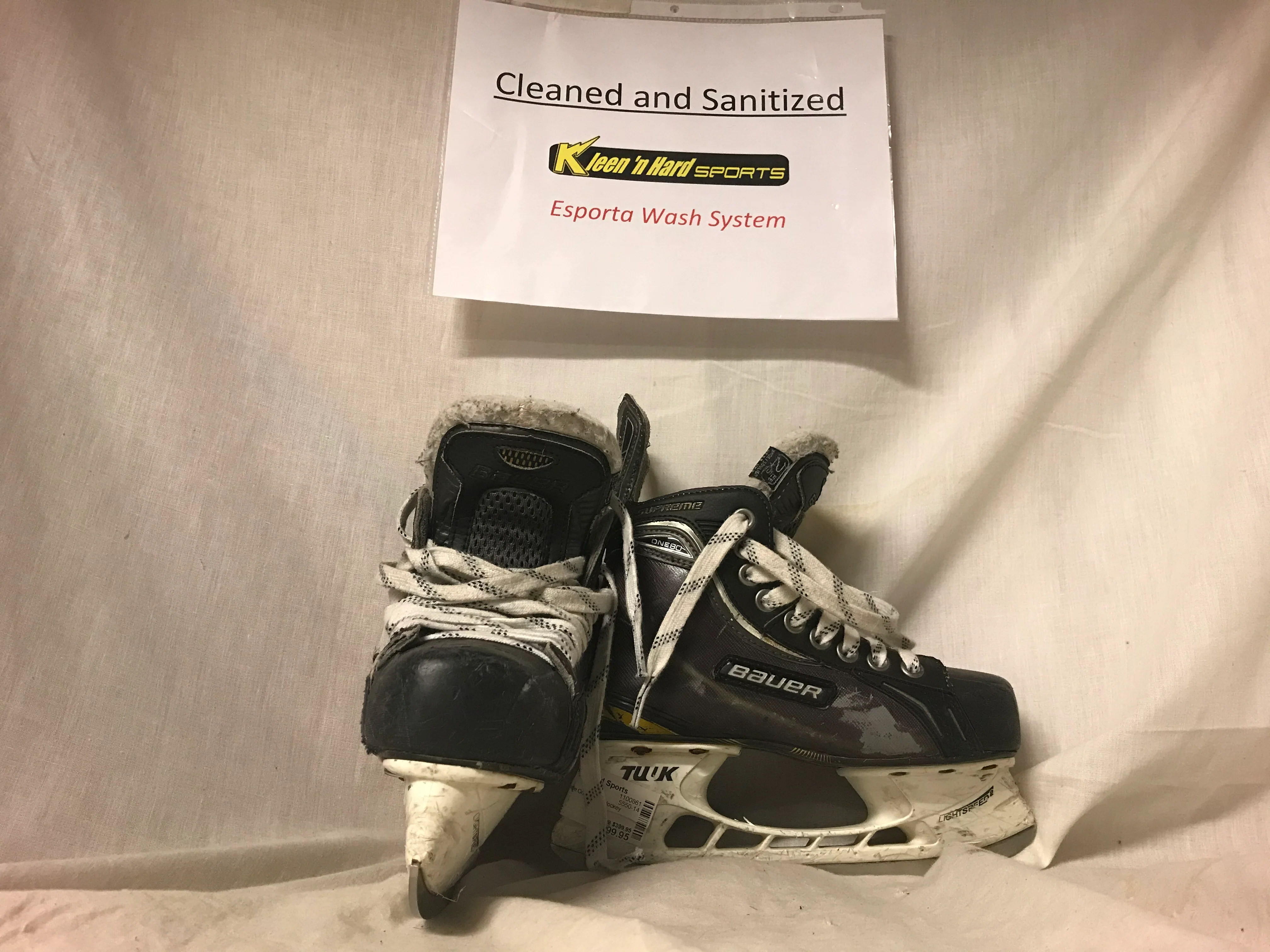 Used Bauer Supreme One80 Size 2.5 EE Ice Hockey Skates - Image 3