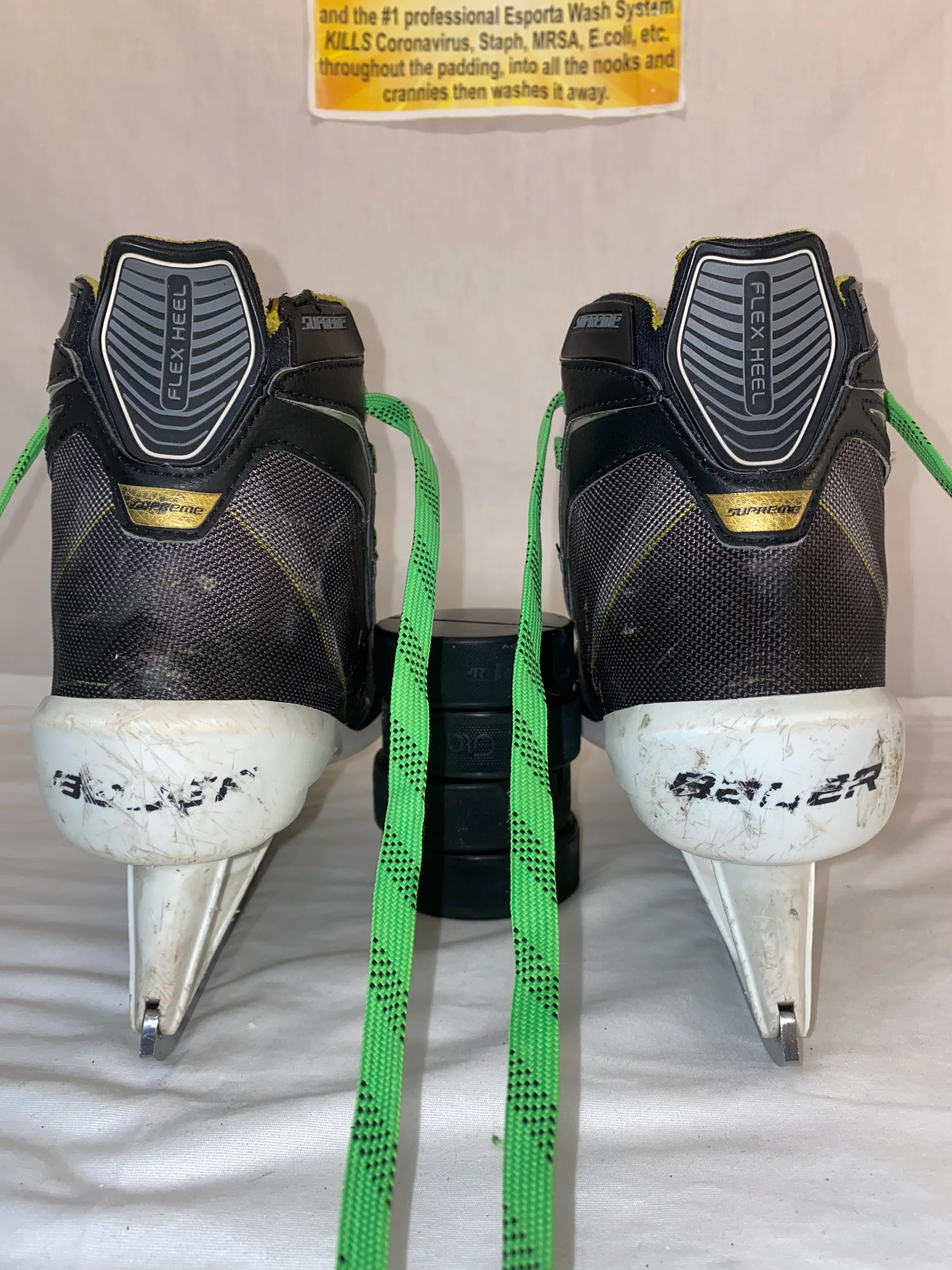 Used Bauer Supreme One80 Size 4.5 D Ice Hockey Goalie Skates - Image 4