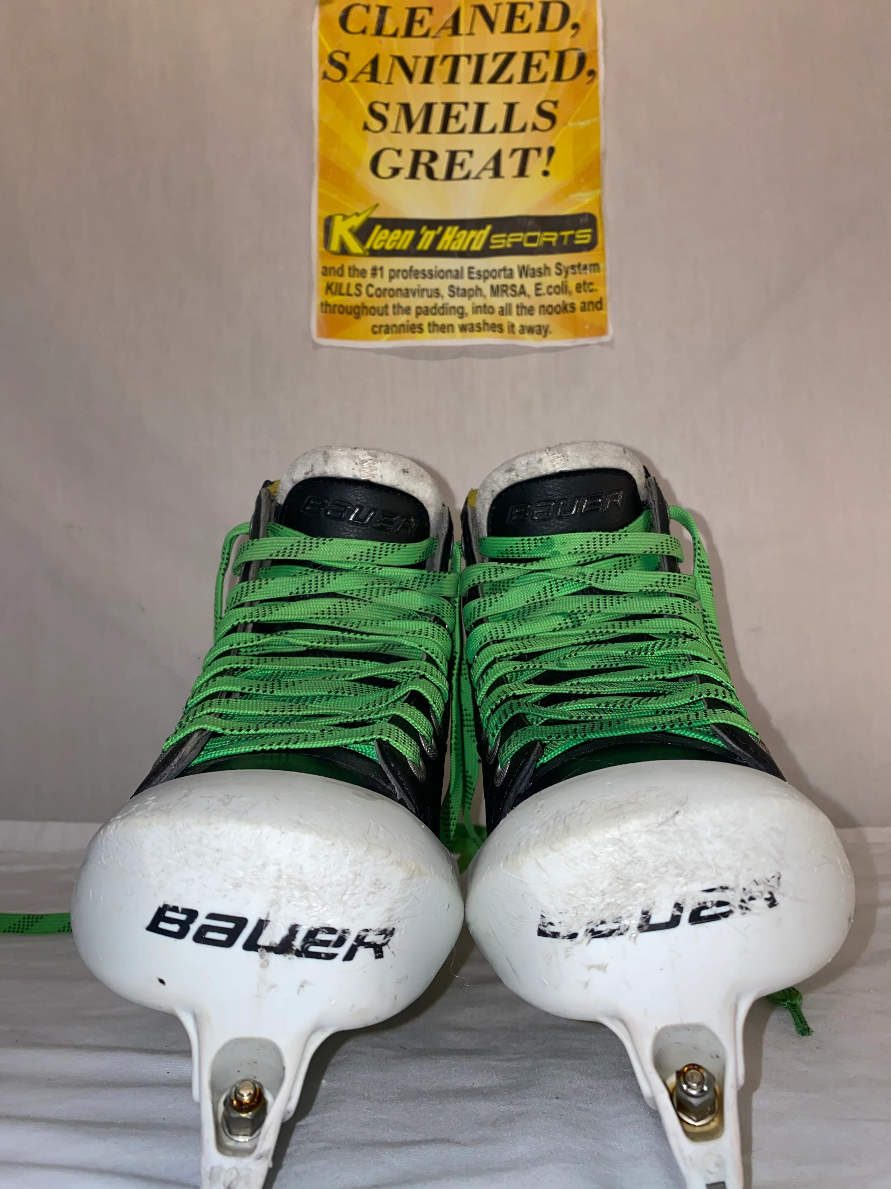 Used Bauer Supreme One80 Size 4.5 D Ice Hockey Goalie Skates - Image 7