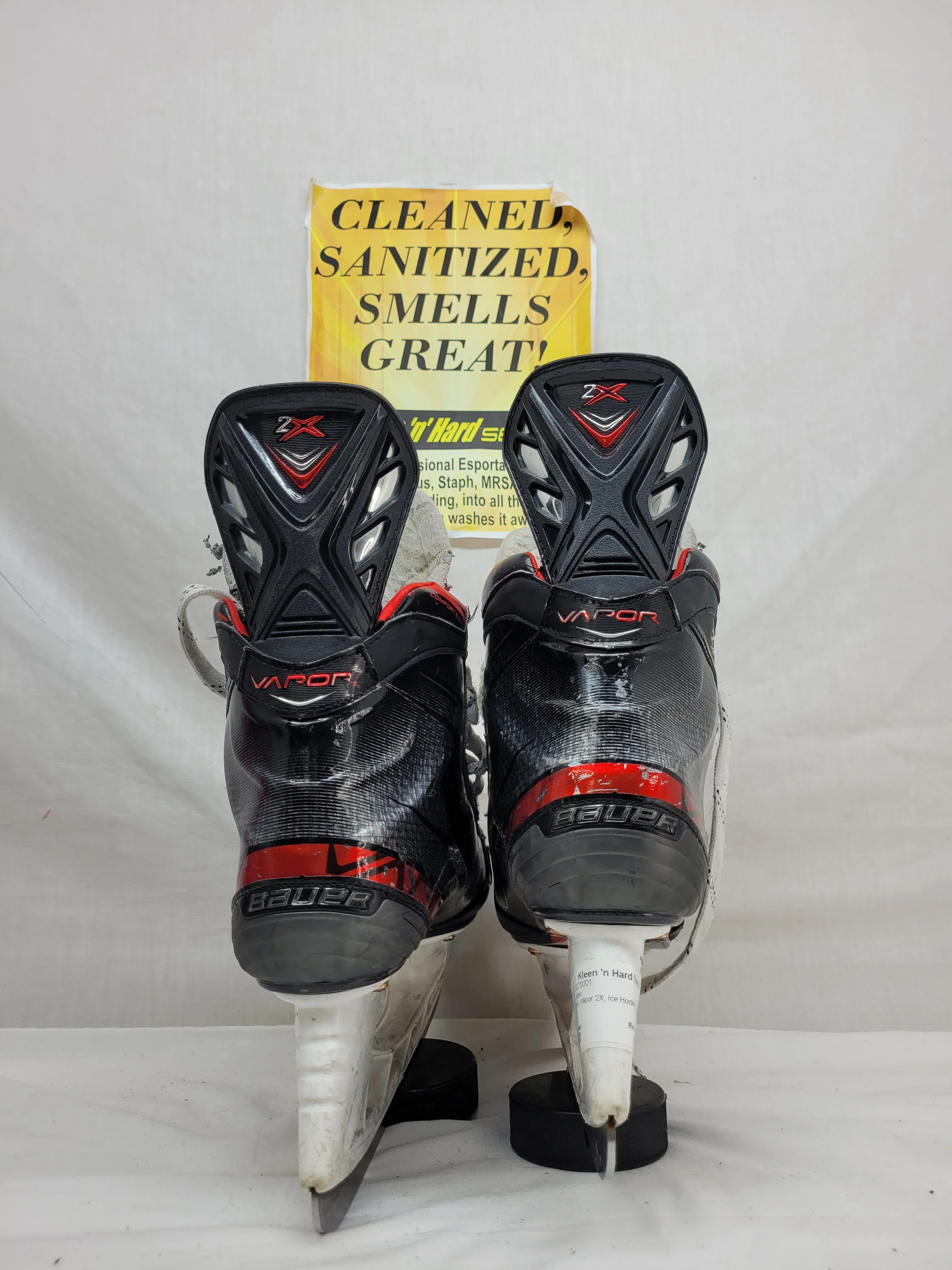 Used Bauer Vapor 2X Size 10 Ice Hockey Skates - Image 5