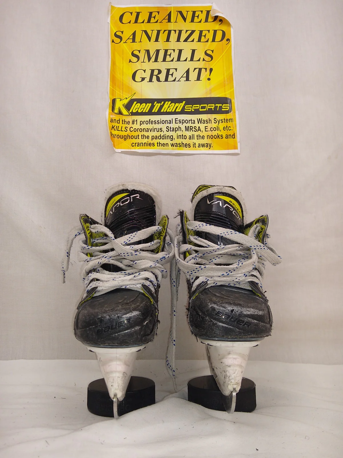Used Bauer Vapor 3X Size Yth 1 Ice Hockey Skates - Image 7