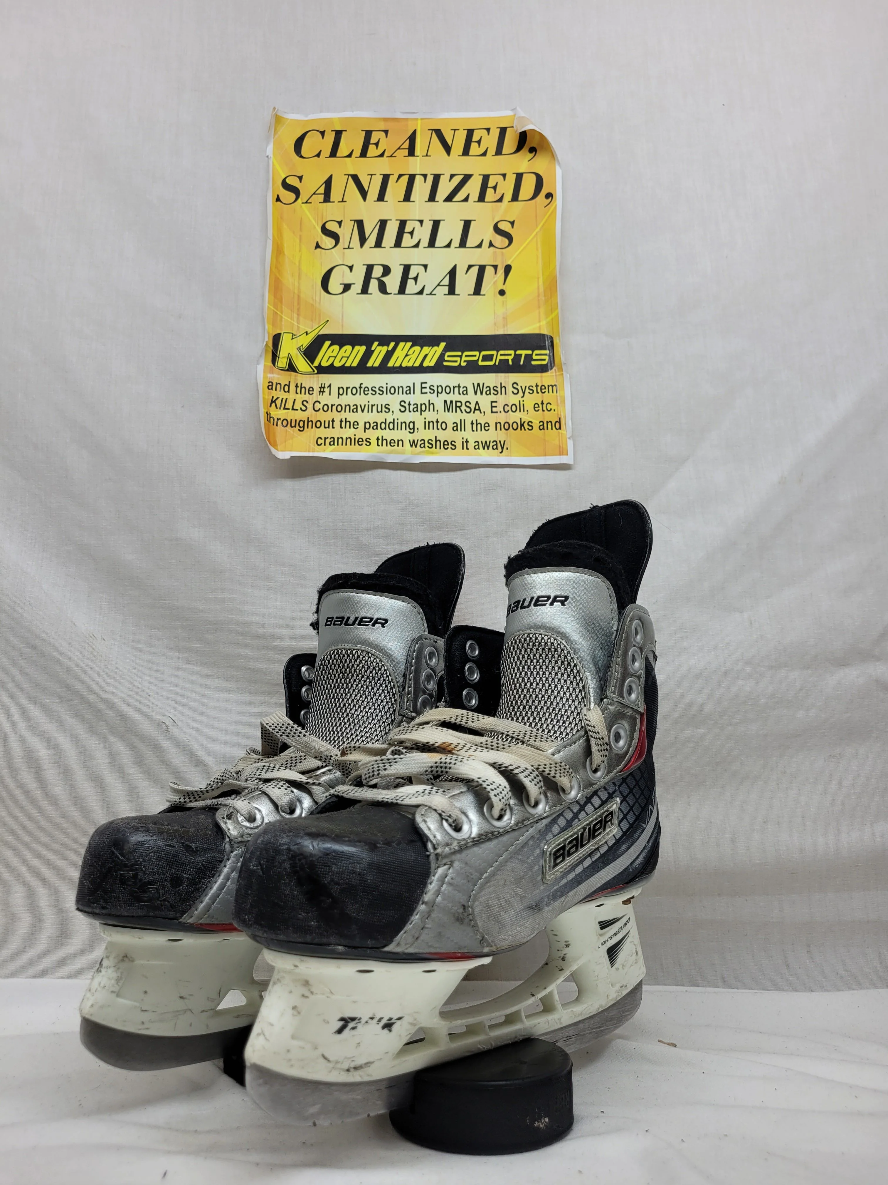 Used Bauer Vapor X:20 Size 2.5 D Ice Hockey Skates - Image 3