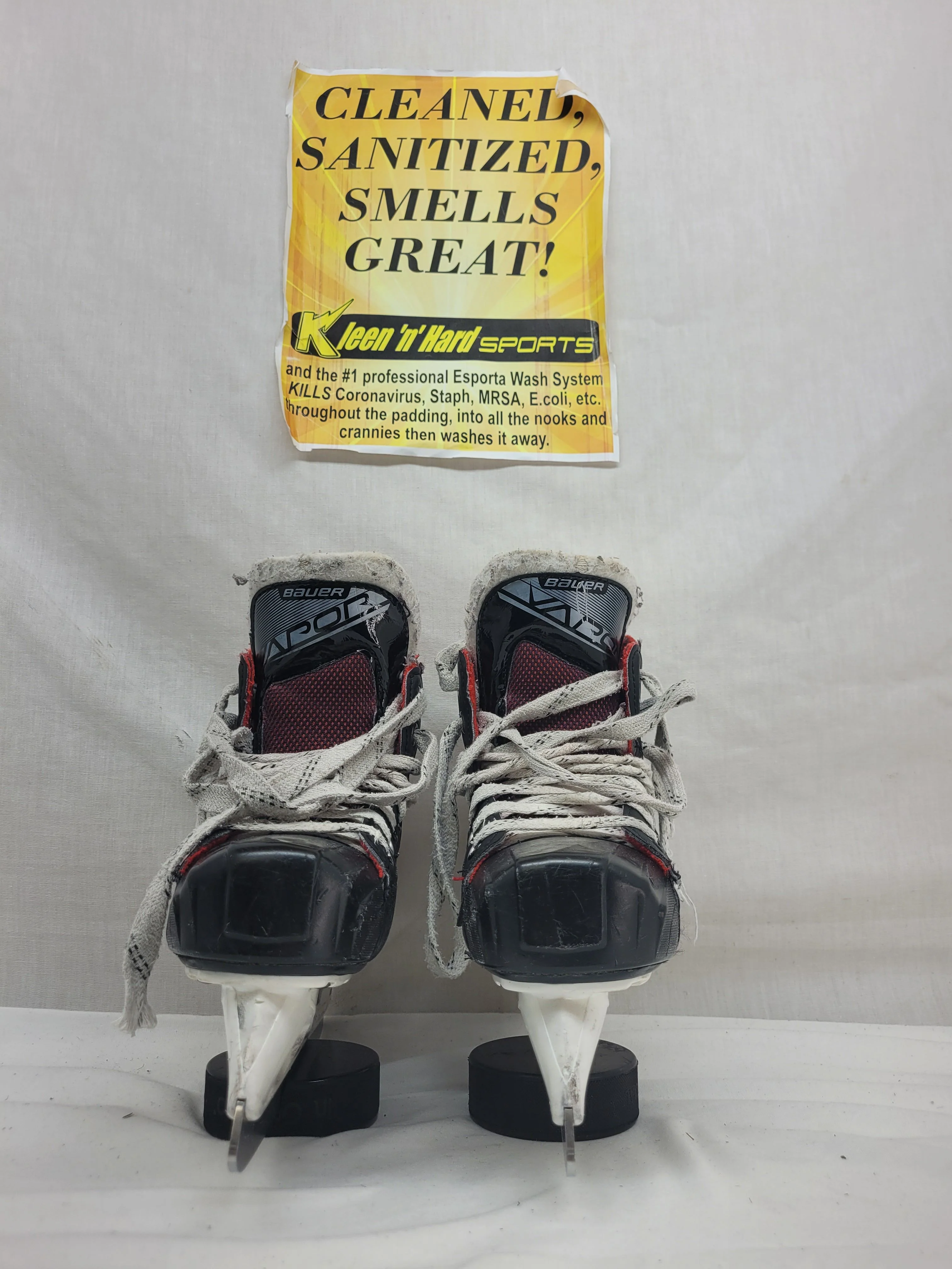 Used Bauer Vapor X2.7 Size 2.5 D Hockey Goalie Goalie Skates - Image 5