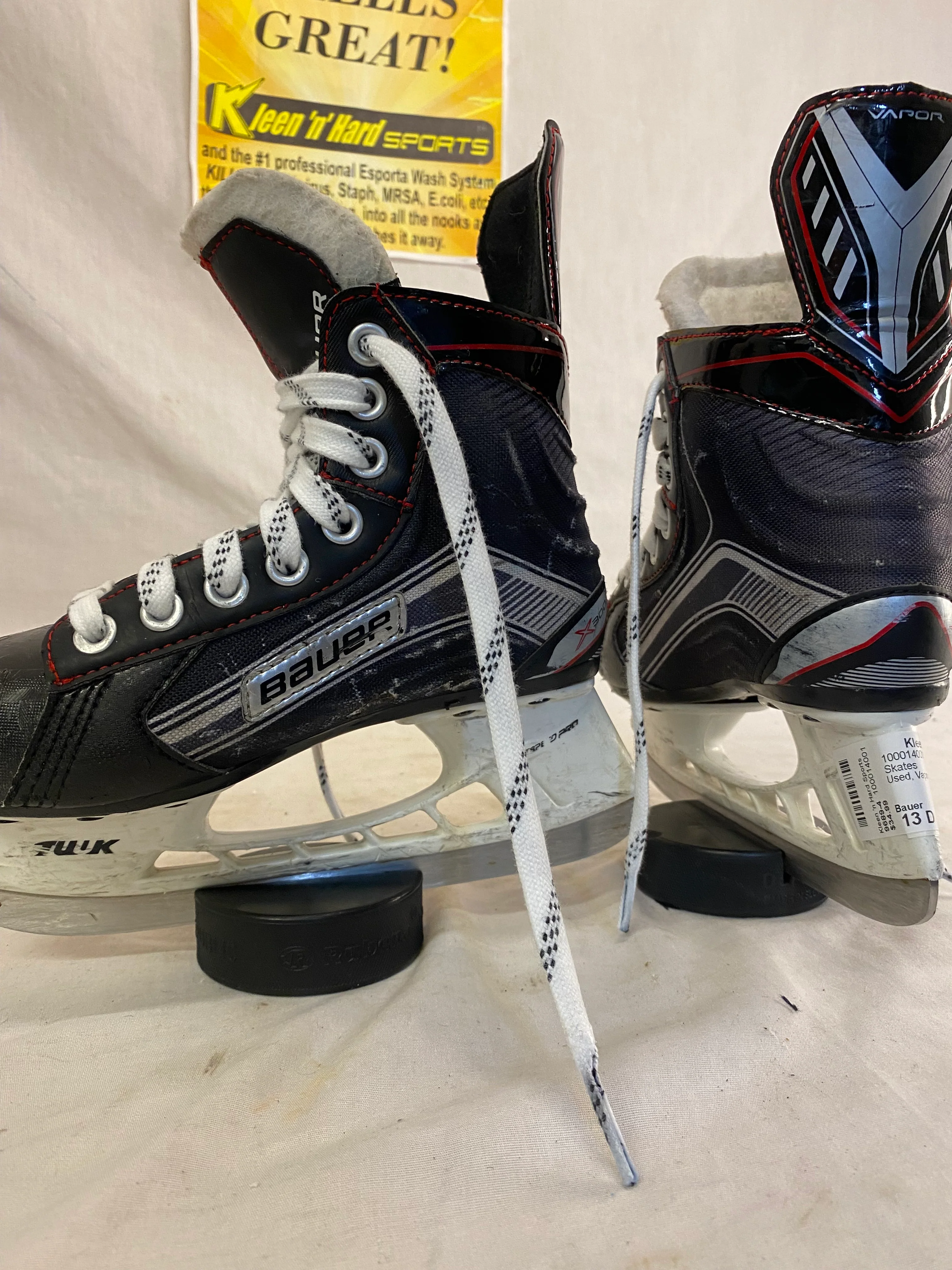 Used Bauer Vapor X300 Ice Hockey Size 13 D Skates - Image 4