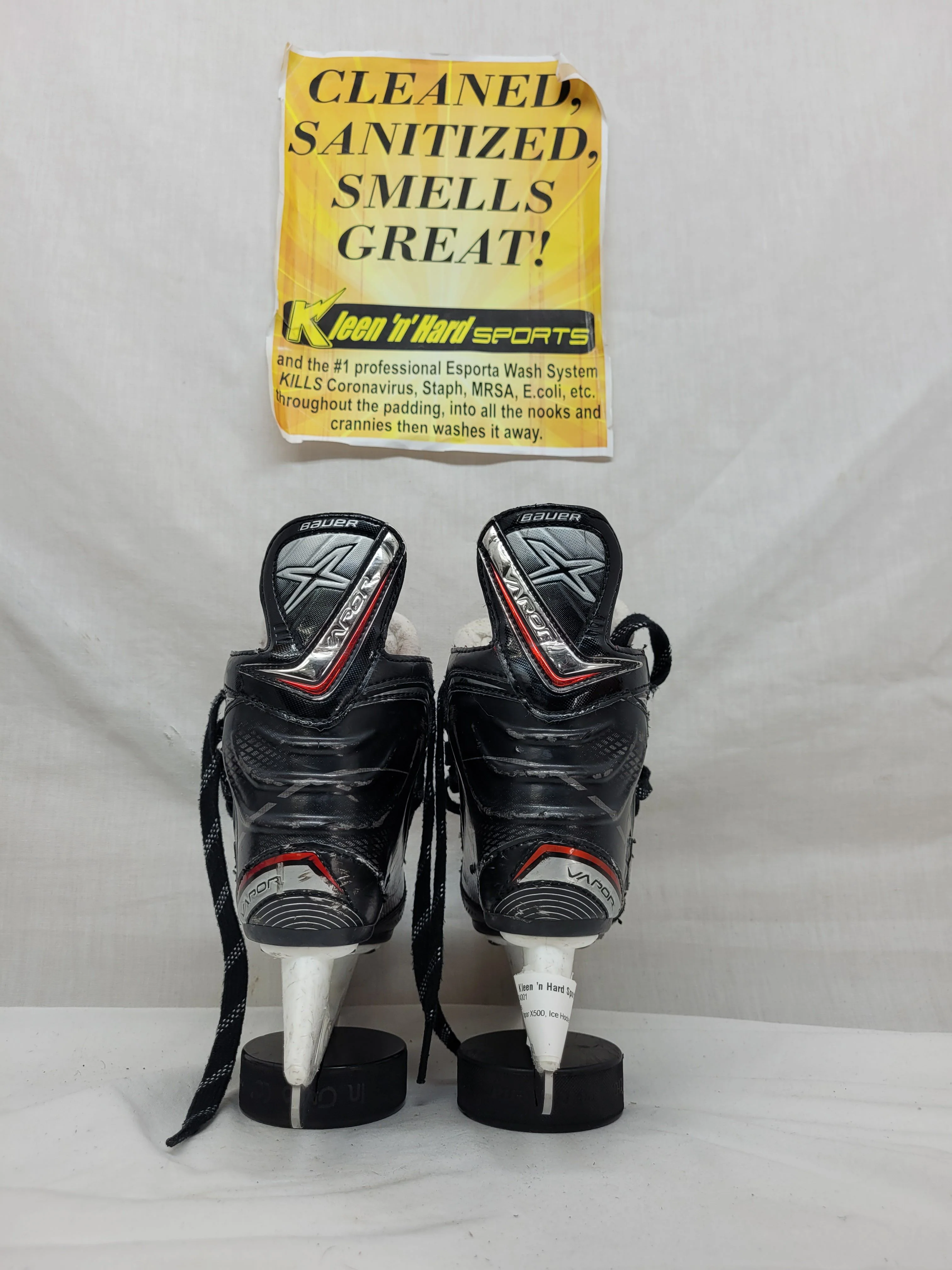 Used Bauer Vapor X500 Size 13.5 D Ice Hockey Skates - Image 3