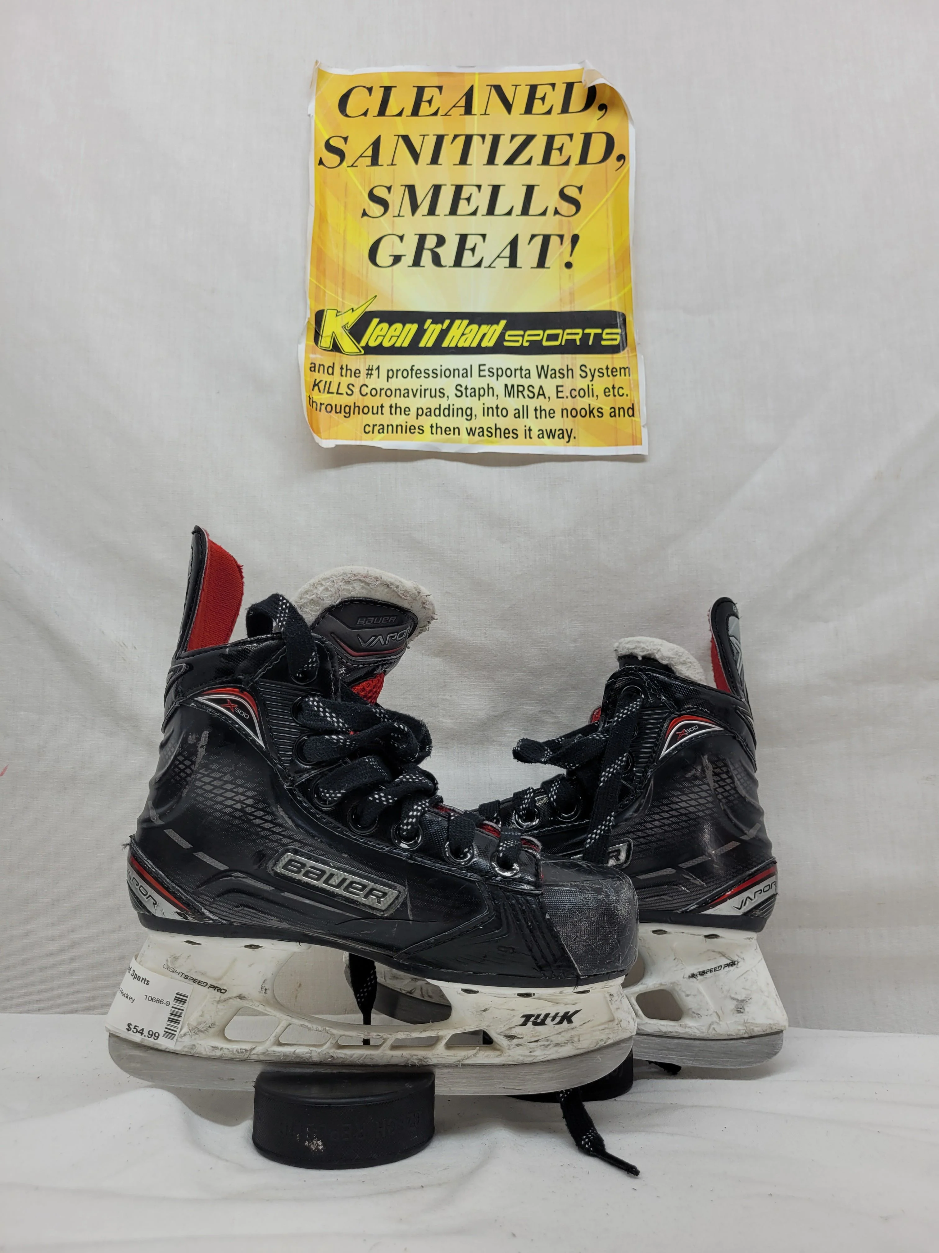 Used Bauer Vapor X500 Size 13.5 D Ice Hockey Skates - Image 5