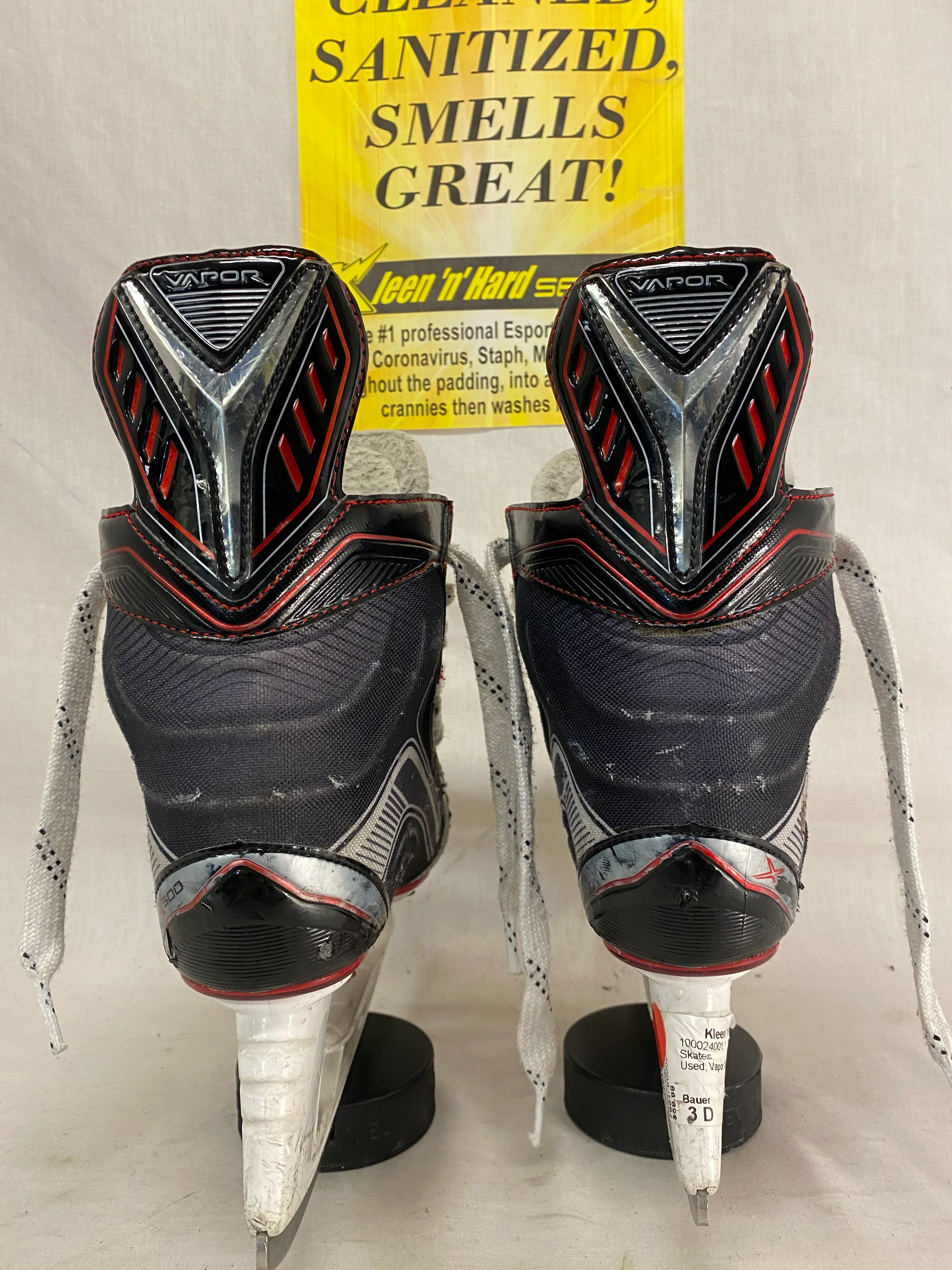 Used Bauer Vapor X500 Size 3 D Ice Hockey Skates - Image 4