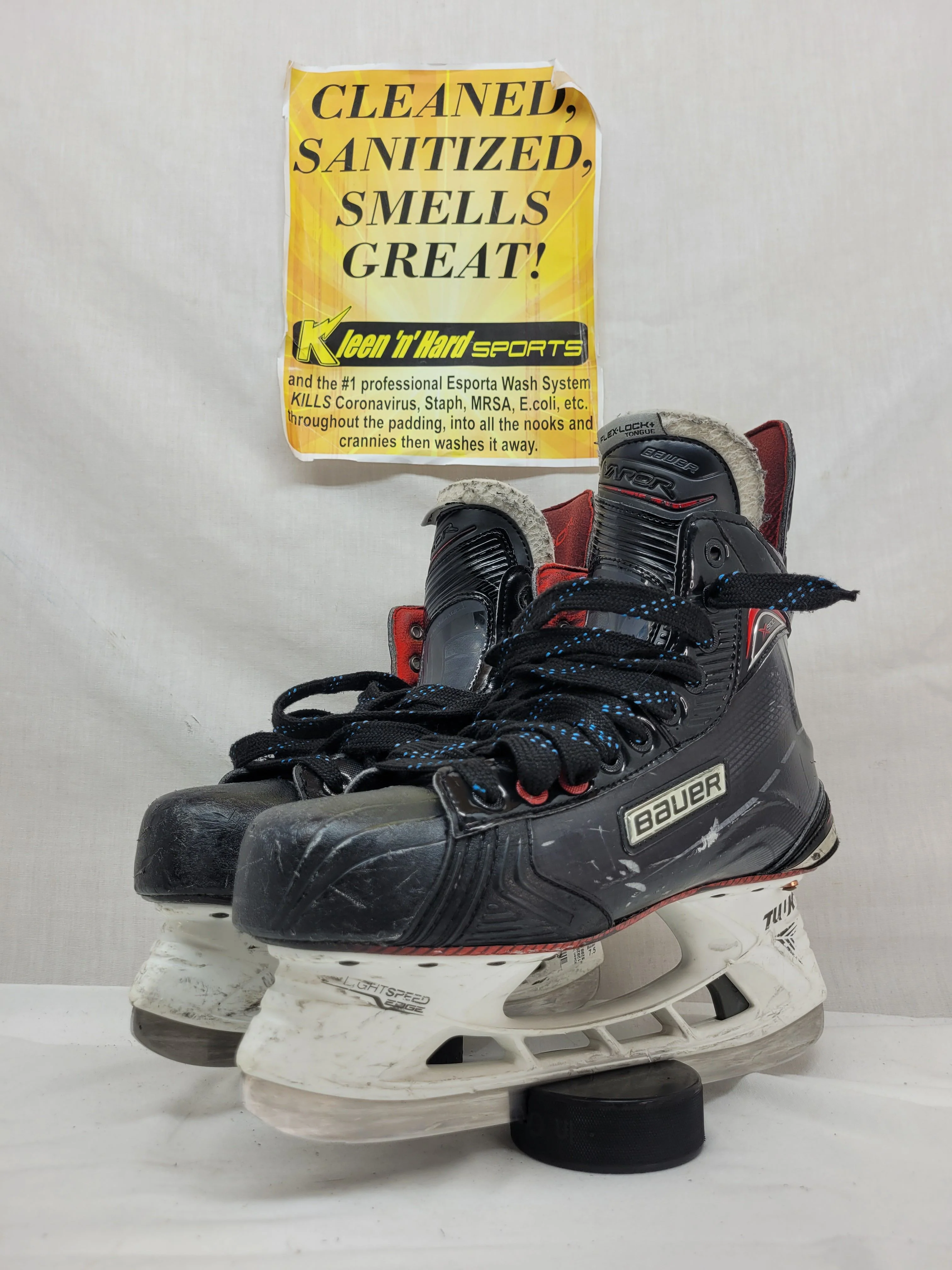 Used Bauer Vapor X900 Size 7.5 Ice Hockey Skates - Image 4