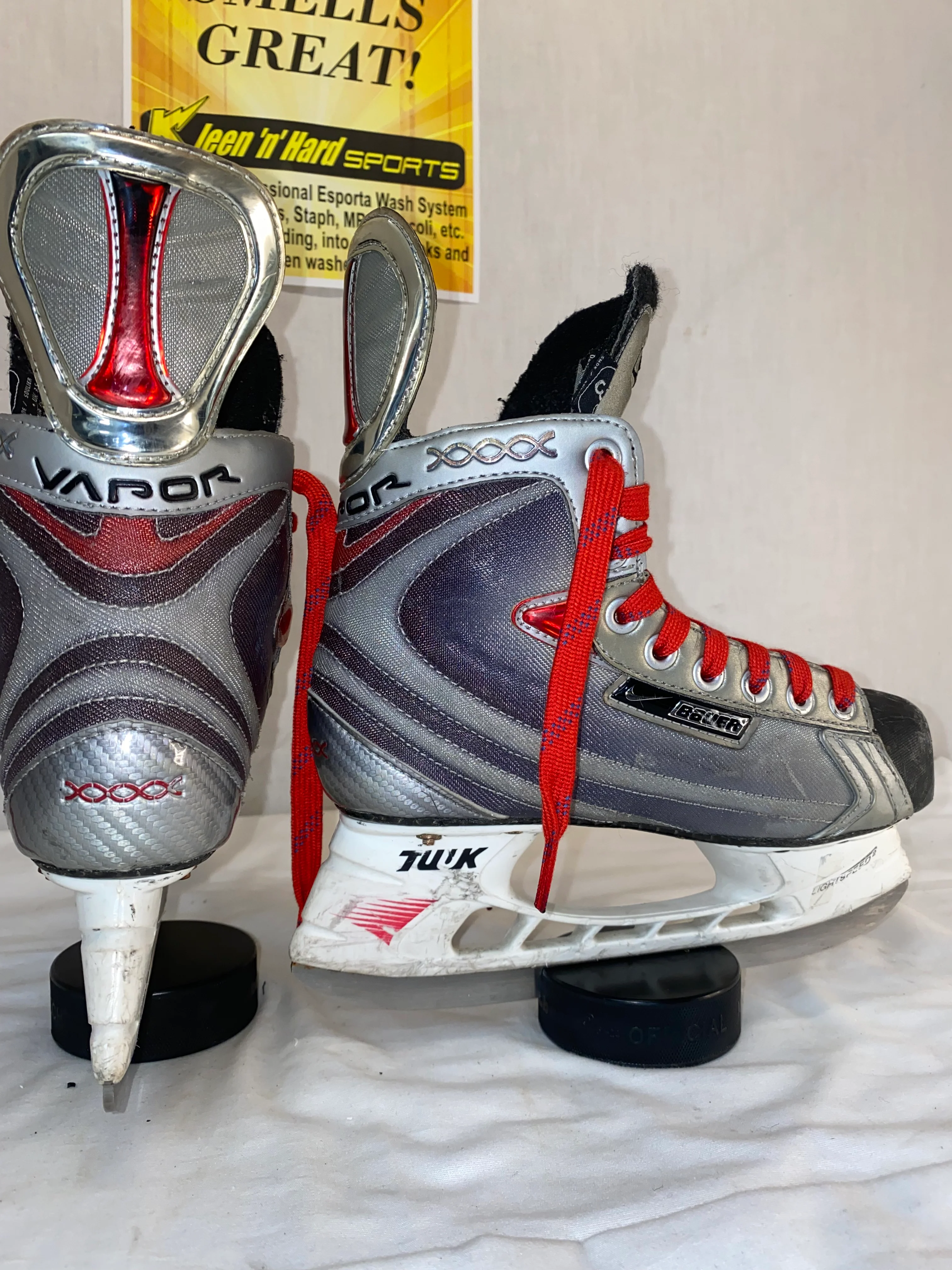 Used Nike Bauer Vapor XXXX Size 3 D Ice Hockey Skates - Image 5