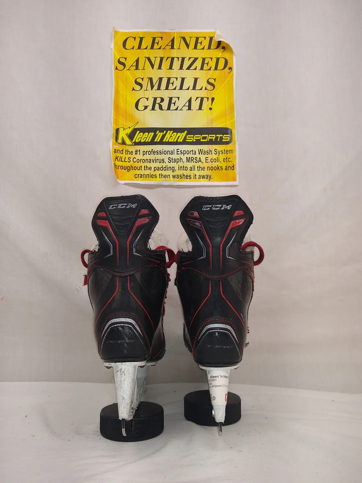 Used CCM JetSpeed 271 Size 1.5 D Ice Hockey Skates - Image 3