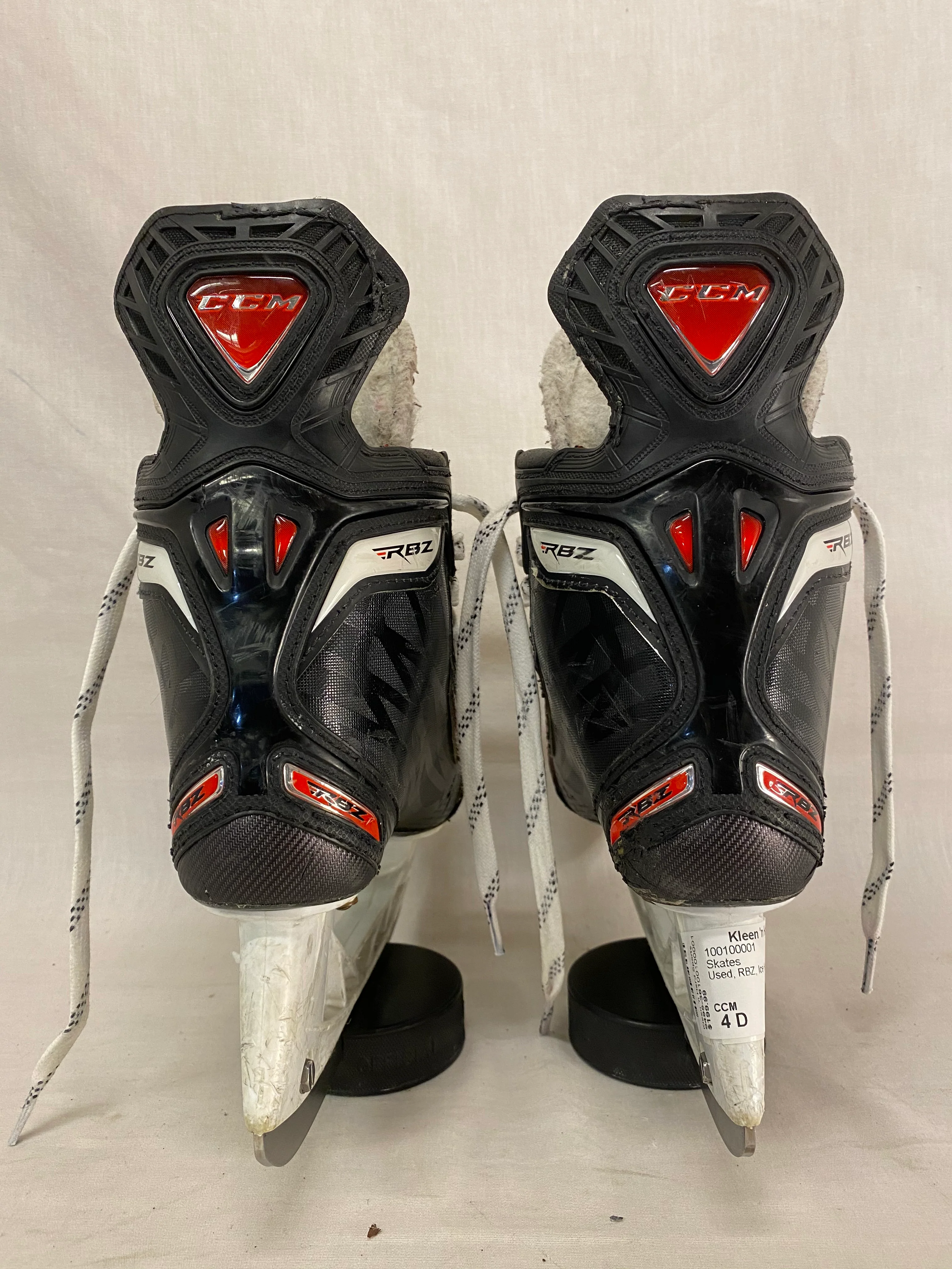 Used CCM RBZ Ice Hockey Size 4 D Skates - Image 4