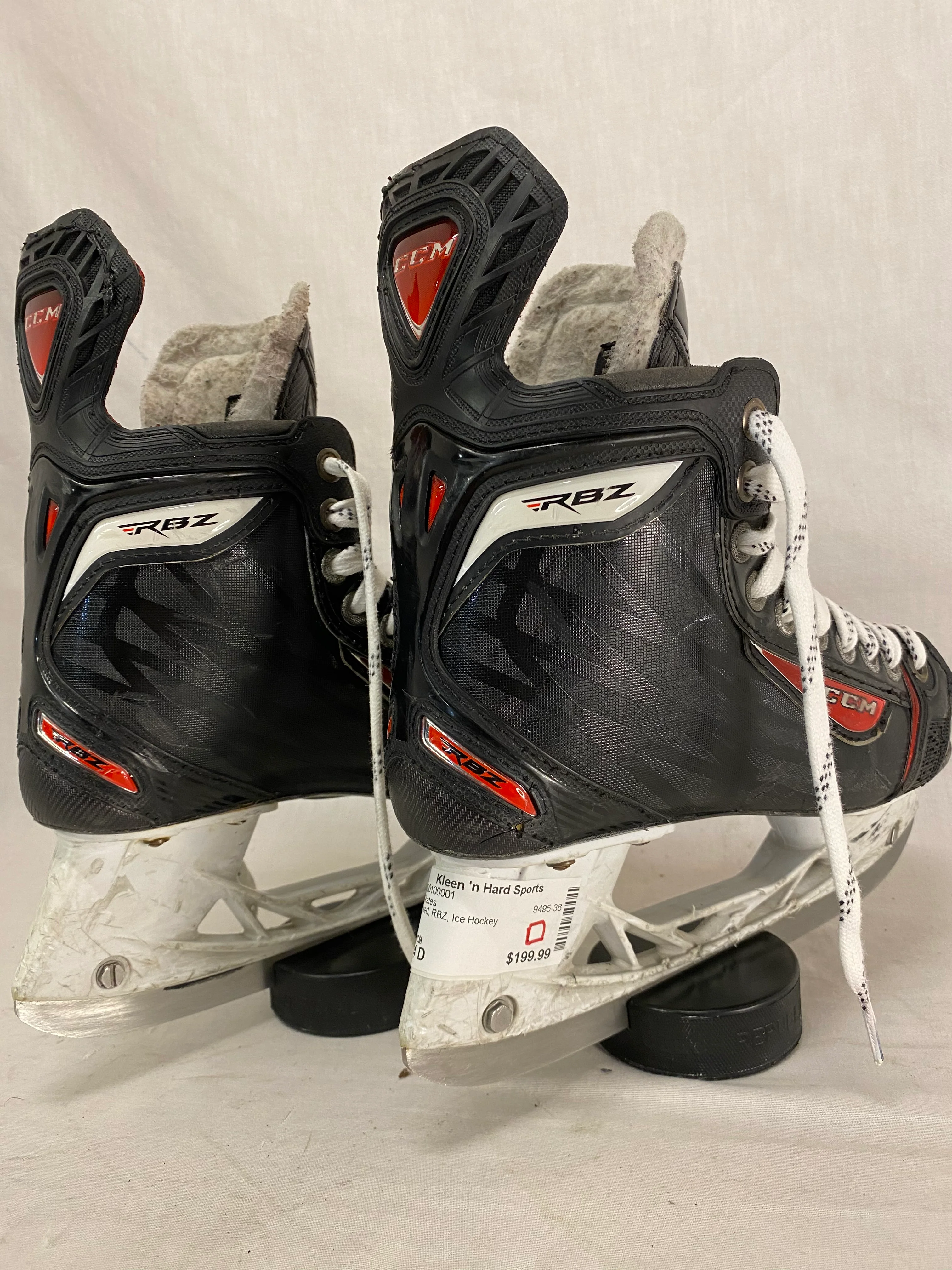 Used CCM RBZ Ice Hockey Size 4 D Skates - Image 7