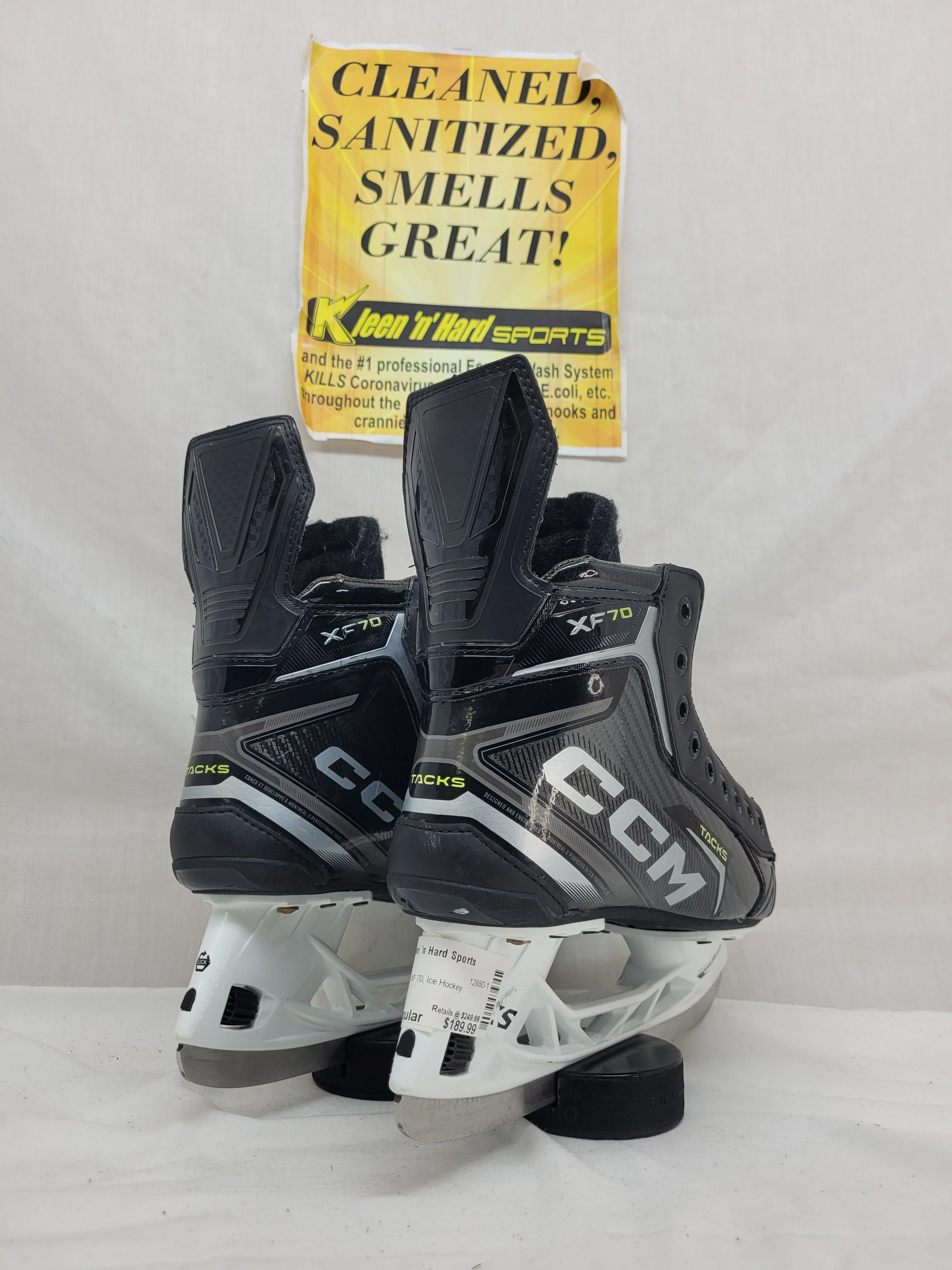 Used CCM Tacks XF 70 Size 5.5 Regular Ice Hockey Skates - Image 2