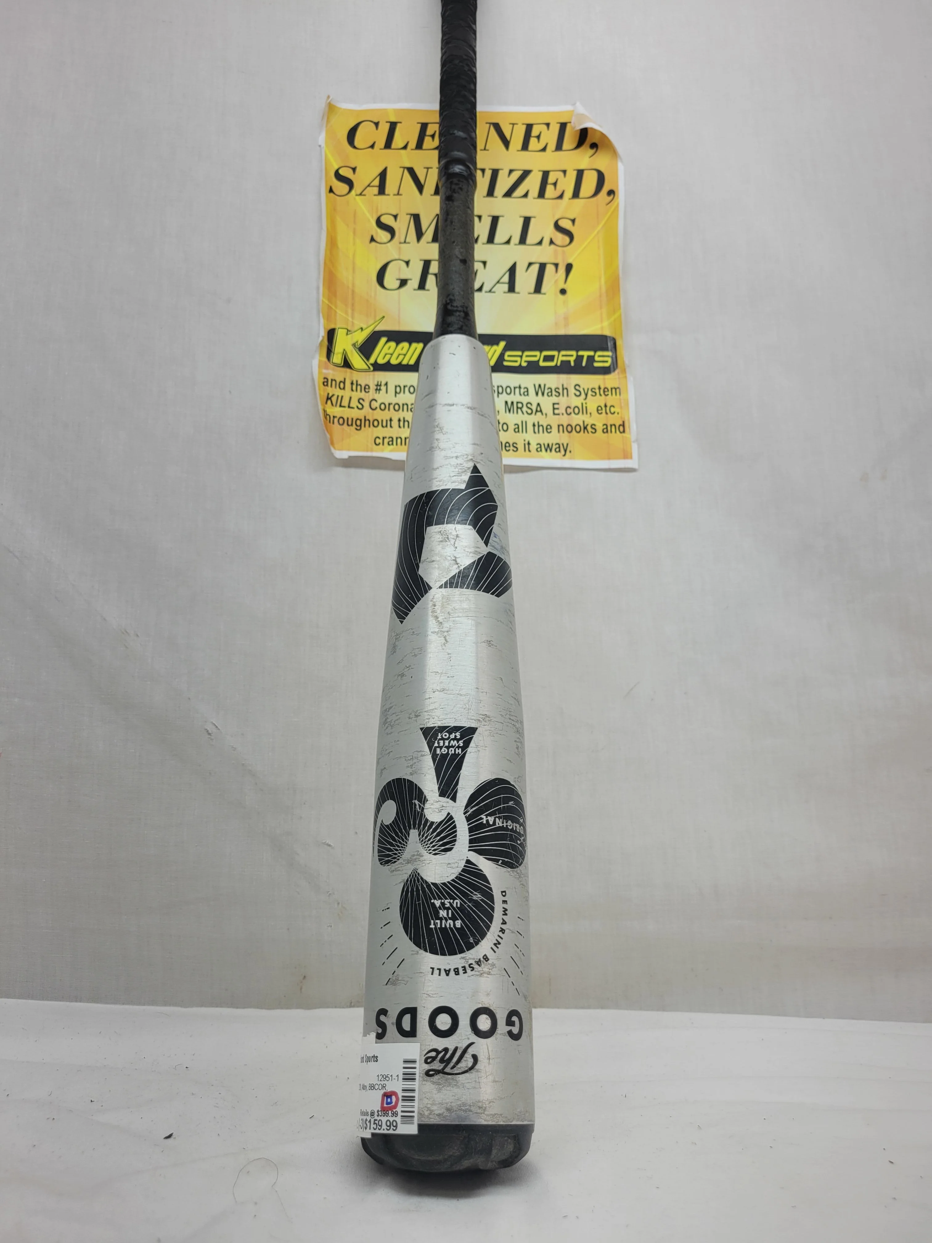 Used DeMarini The Goods 220 Bat Length-Wgt 31" - 28 oz. (-3) Alloy BBCOR Bat