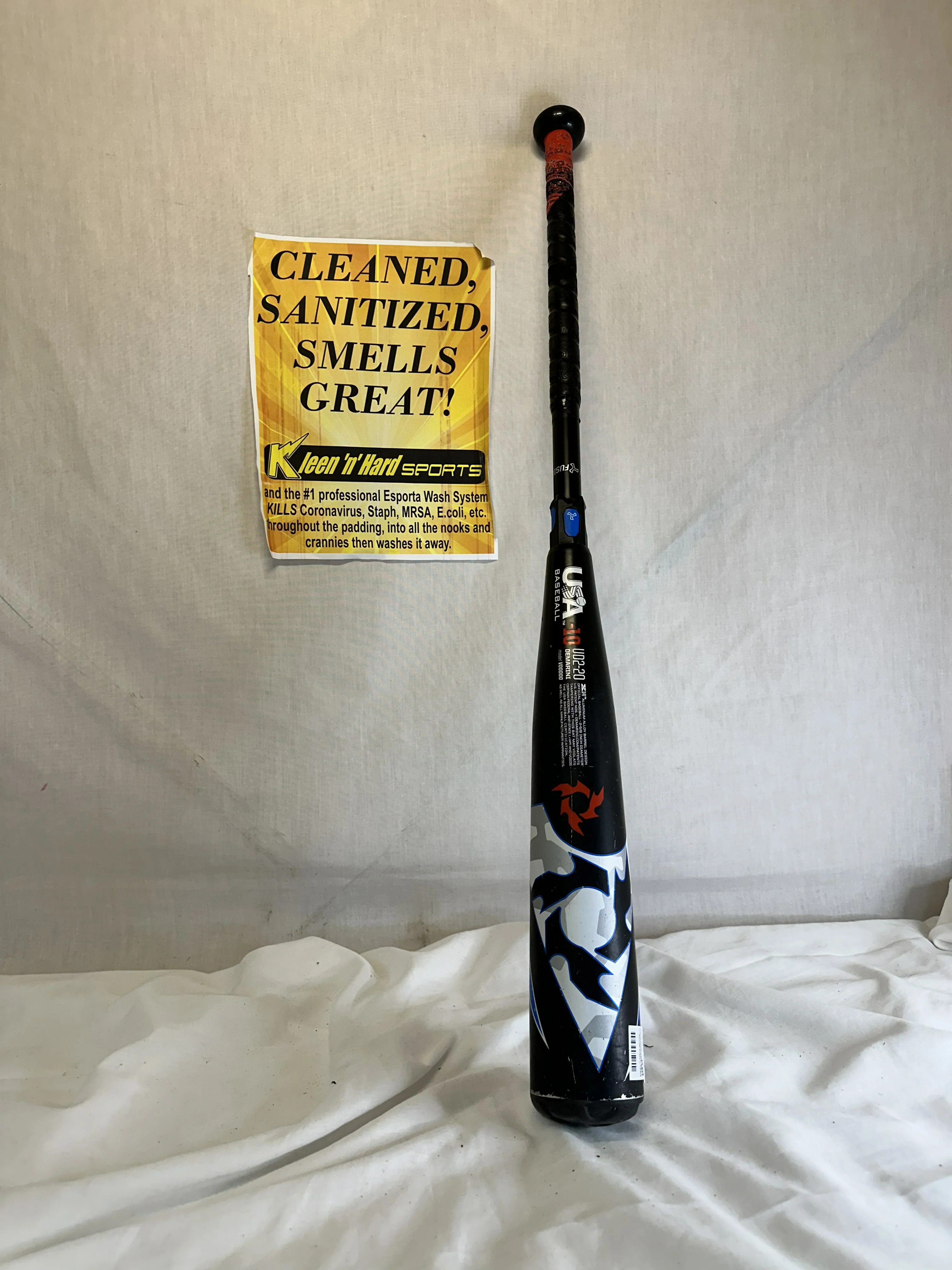 Used DeMarini voodoo L - W 31" - 21 oz (-10) Aluminum Black Baseball Bat - Image 3