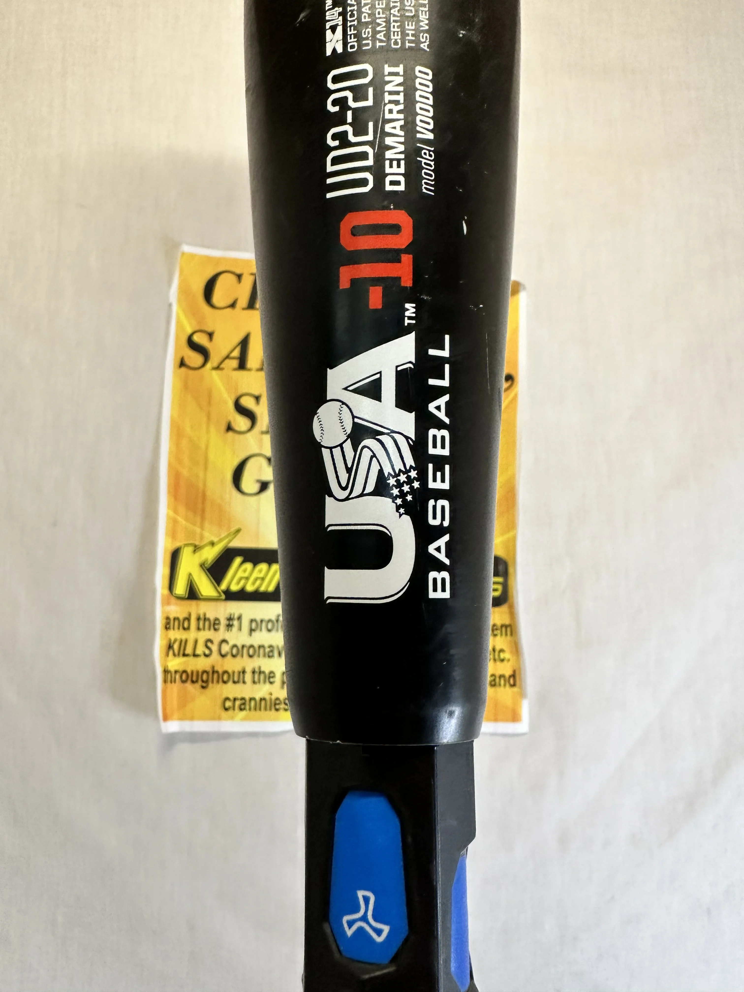 Used DeMarini voodoo L - W 31" - 21 oz (-10) Aluminum Black Baseball Bat - Image 6