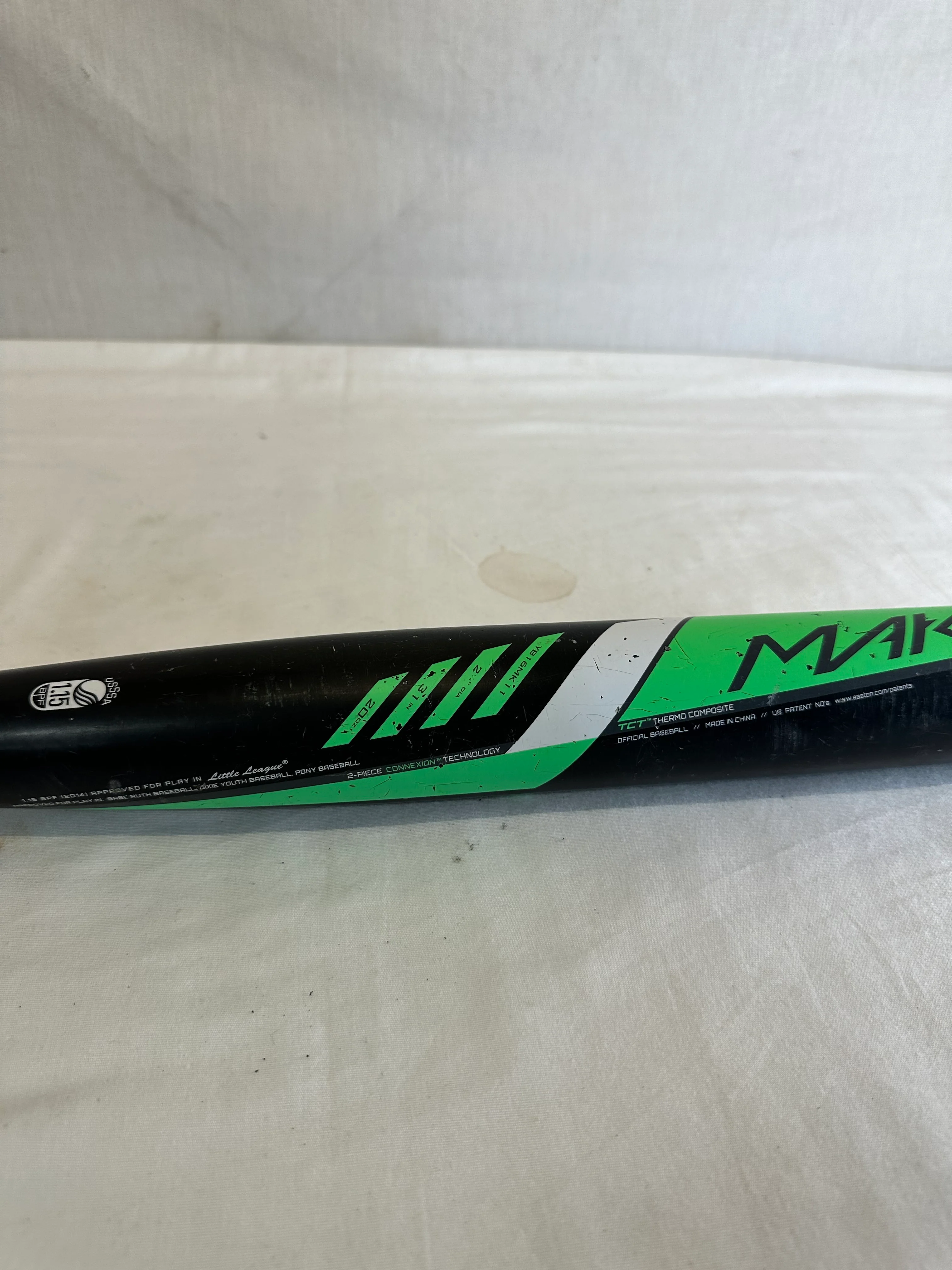 Used Easton MAKO YB16MK11 L - W 31" - 20 oz. (-11) Comp. AAU Only Baseball Bat - Image 3