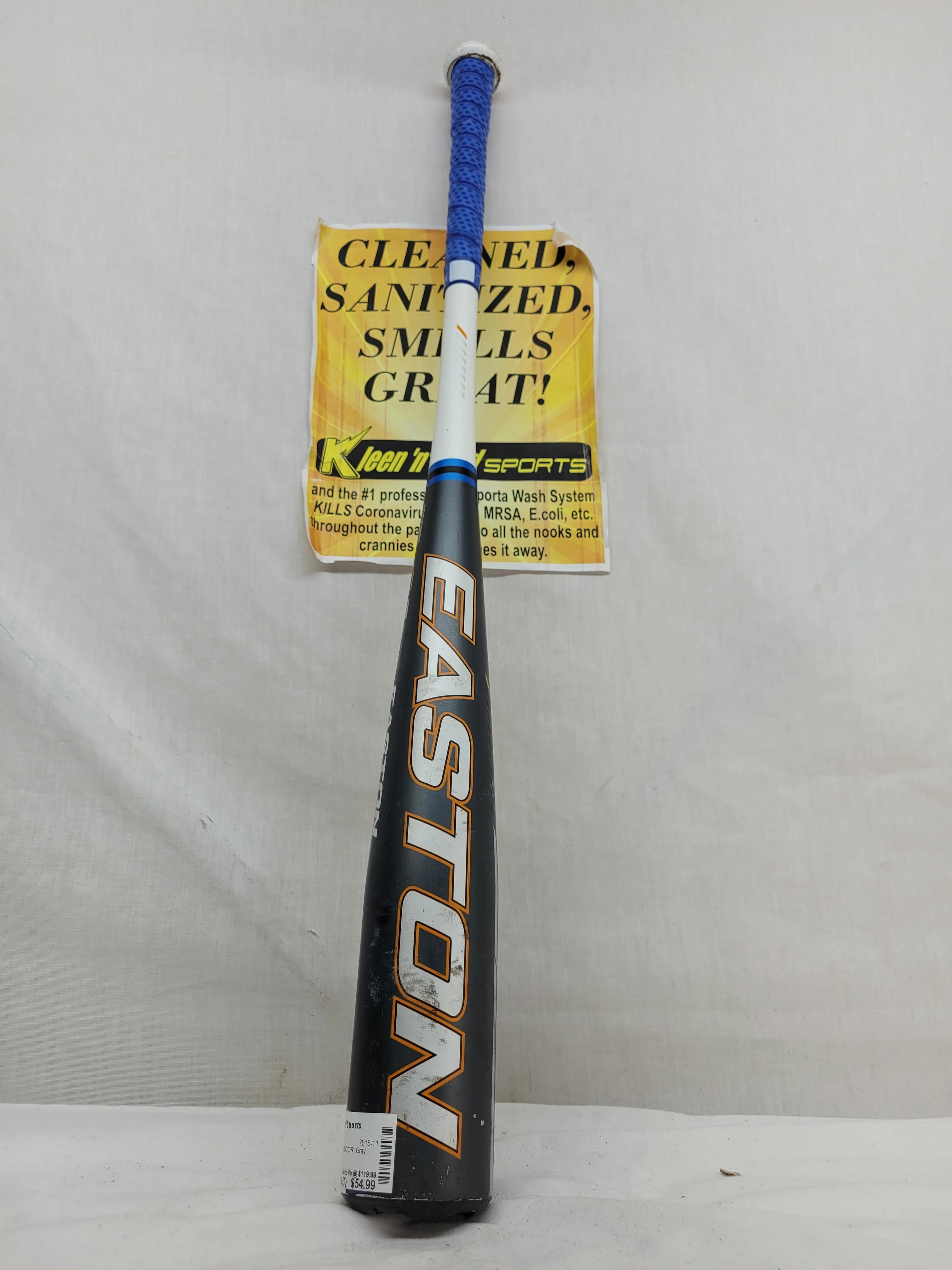 Used Easton Quantum Bat Length-Wgt 31" - 28 oz. (-3) Alloy BBCOR Gray Bat