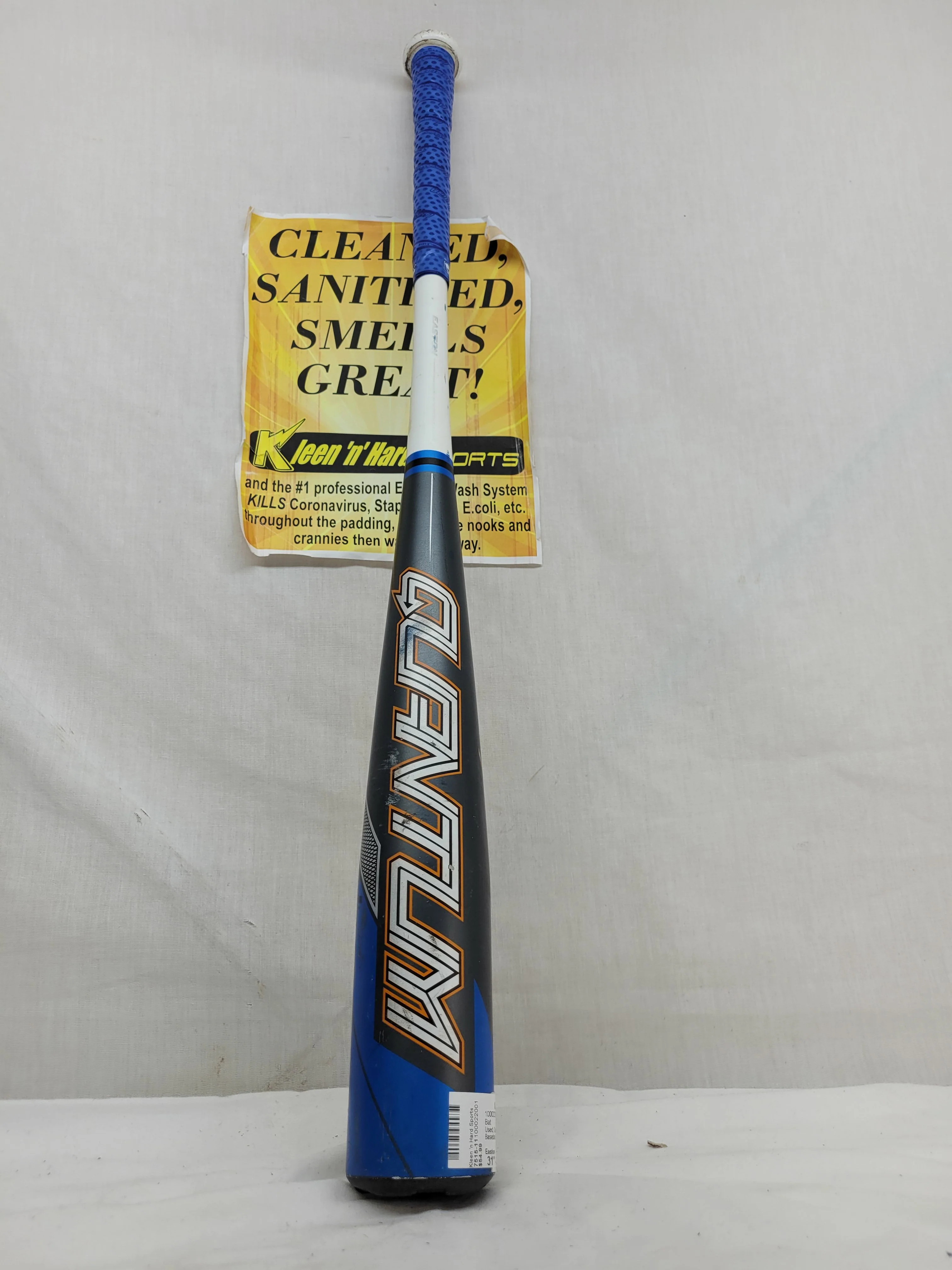 Used Easton Quantum Bat Length-Wgt 31" - 28 oz. (-3) Alloy BBCOR Gray Bat - Image 2