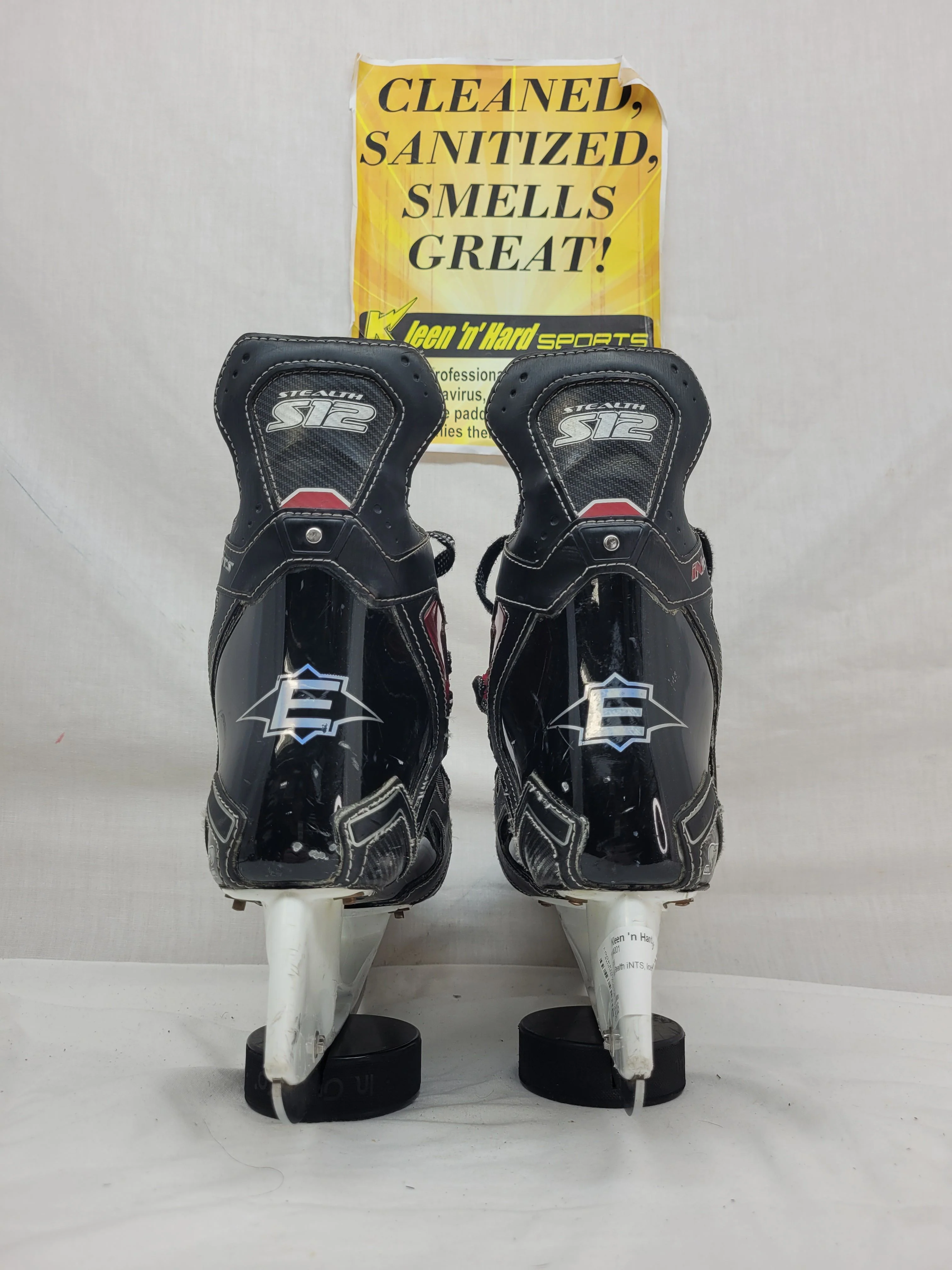 Used Easton Stealth iNTS Size 9.5 Ice Hockey Skates - Image 3