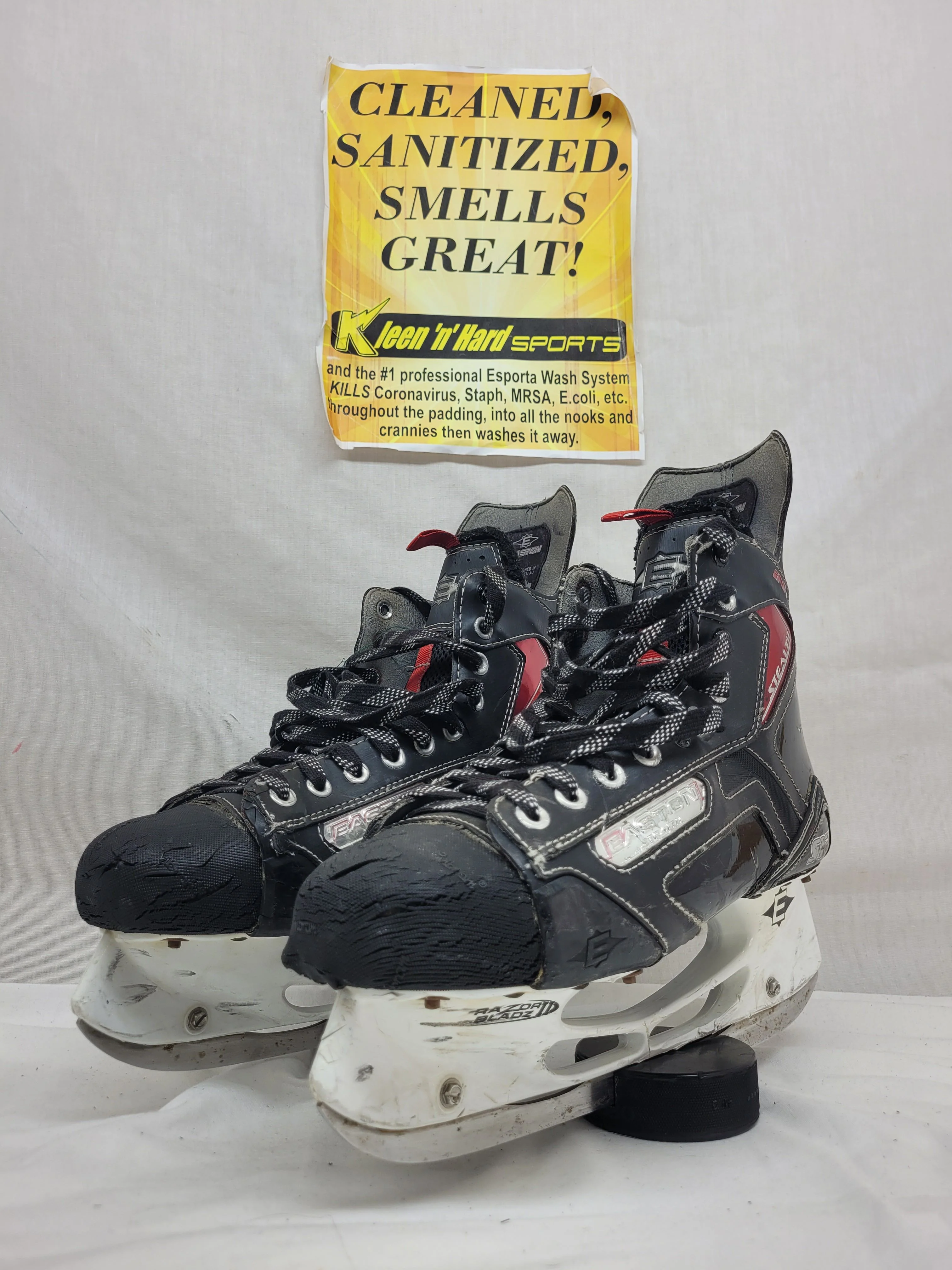 Used Easton Stealth iNTS Size 9.5 Ice Hockey Skates - Image 4