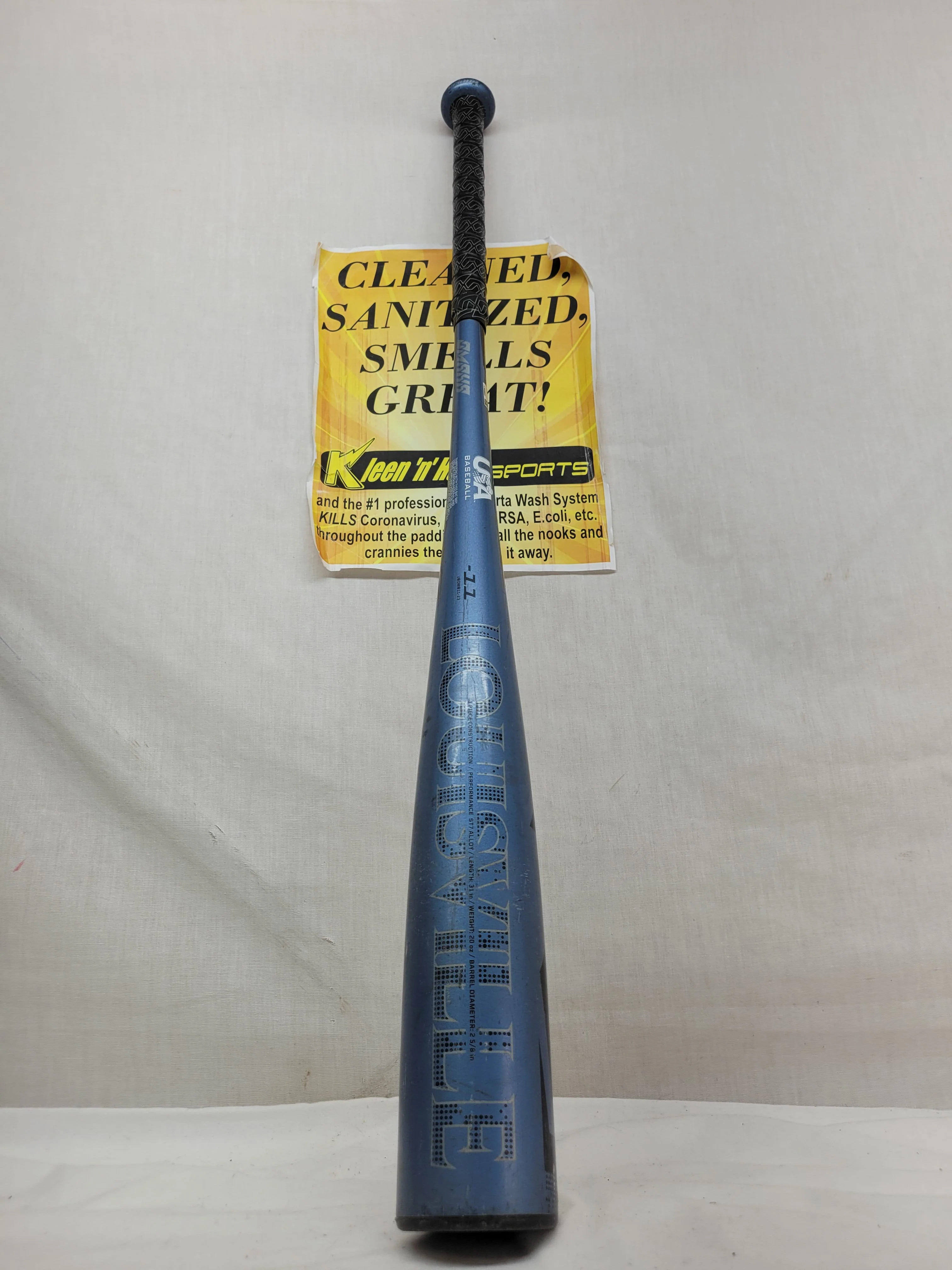 Used Louisville Omaha Bat Length-Wgt 31" - 20 oz. (-11) Alloy USA Blue Bat - Image 3
