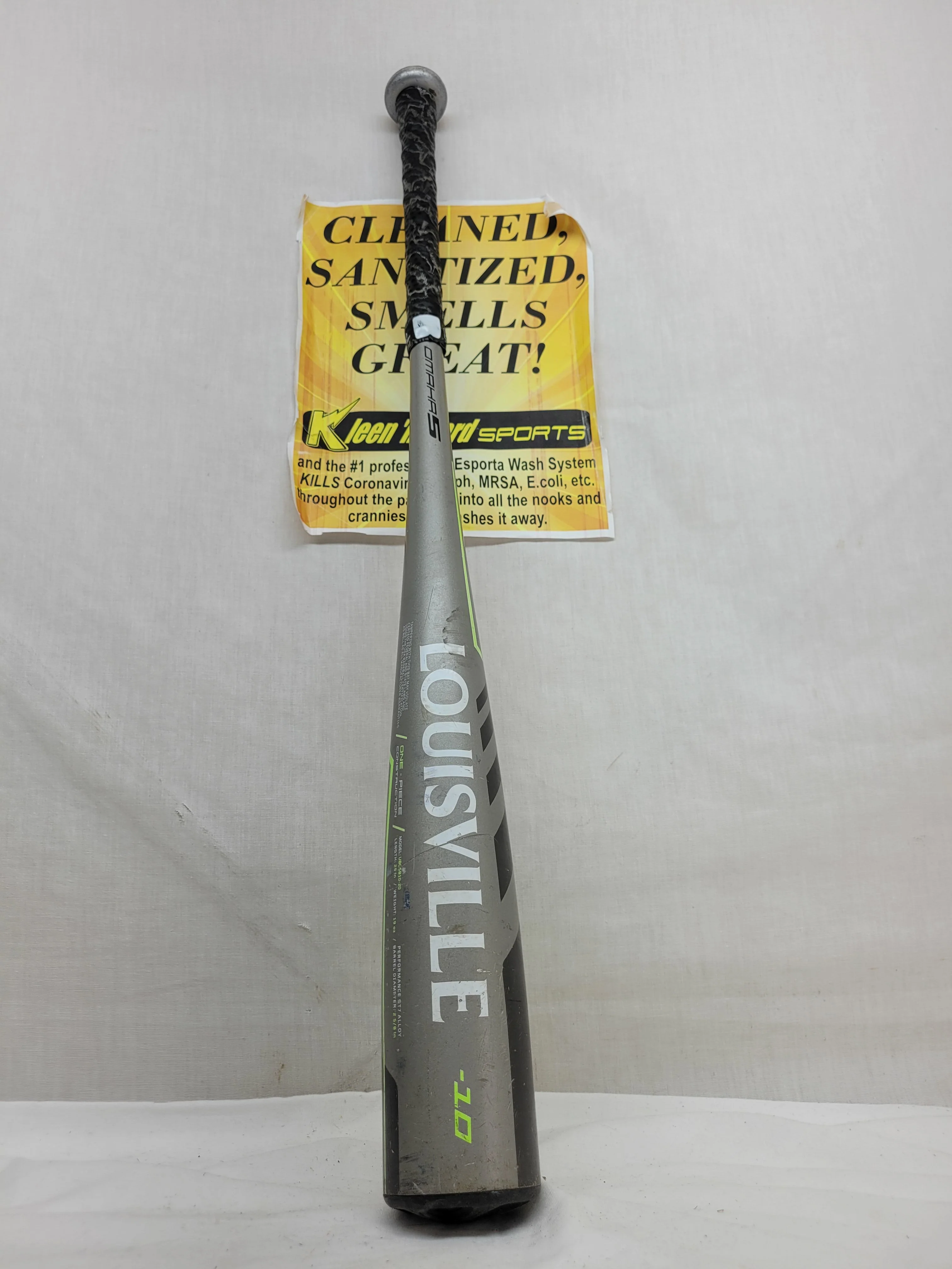 Used Louisville Omaha UB05B10-20 Bat Length-Wgt 29" - 19 oz. (-10) USA Gray Bat - Image 2